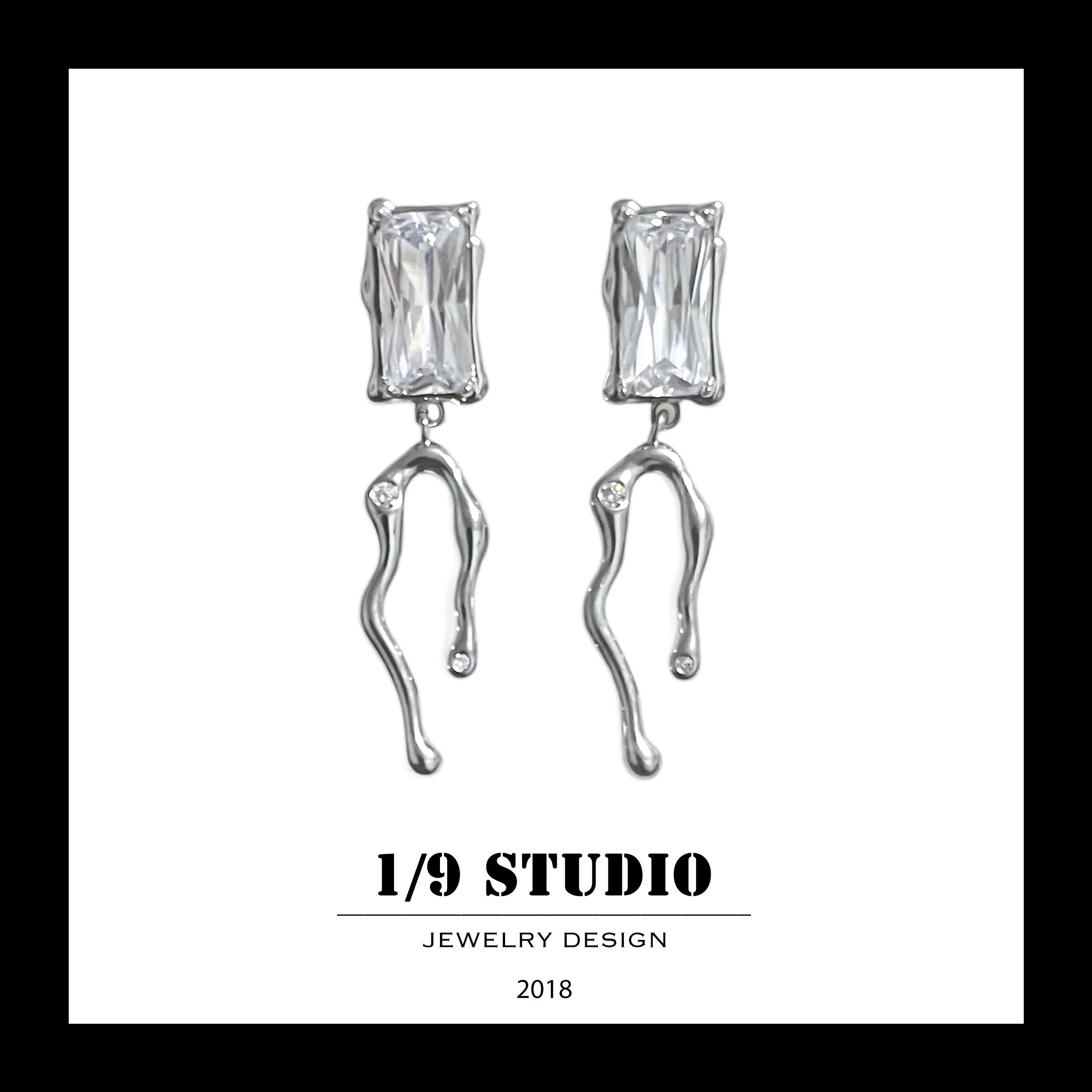 1/9 Studio Sterling Silver Earring