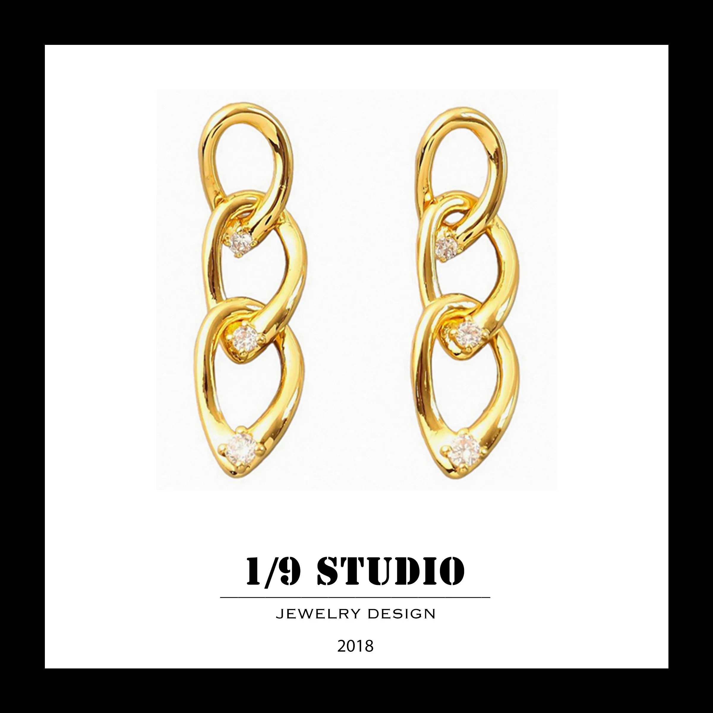 1/9 Studio Gold Filled Earring