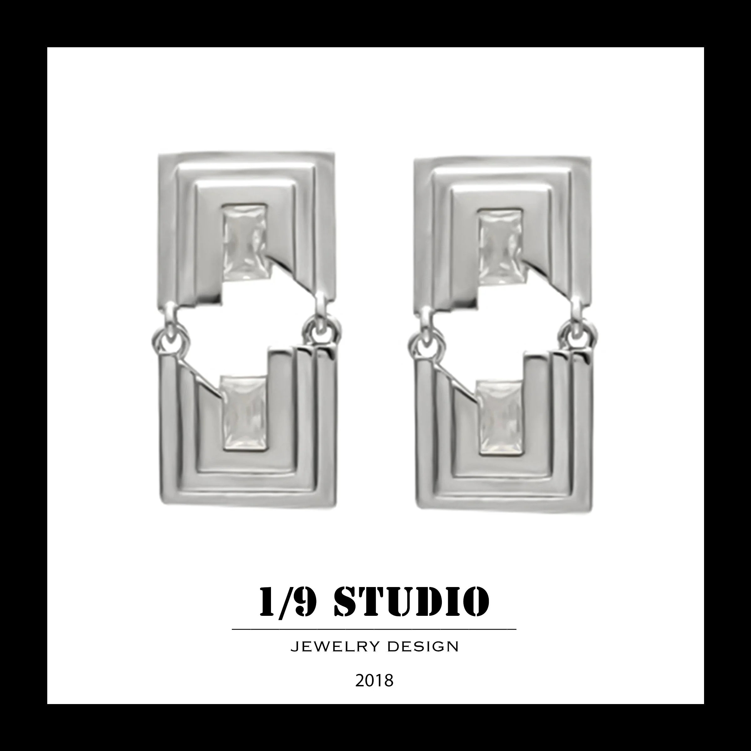 1/9 Studio Sterling Silver Earring