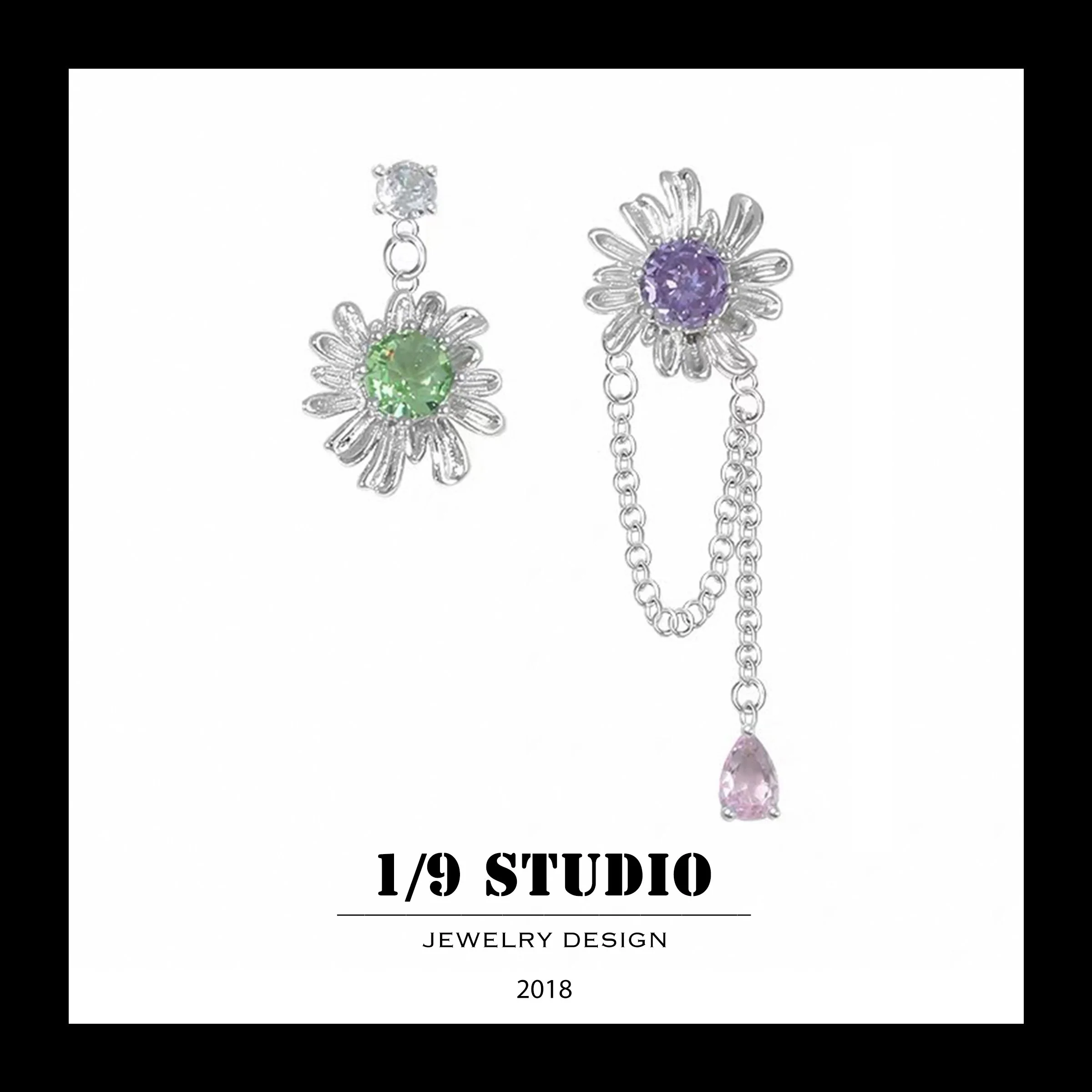 1/9 Studio Sterling Silver Earring