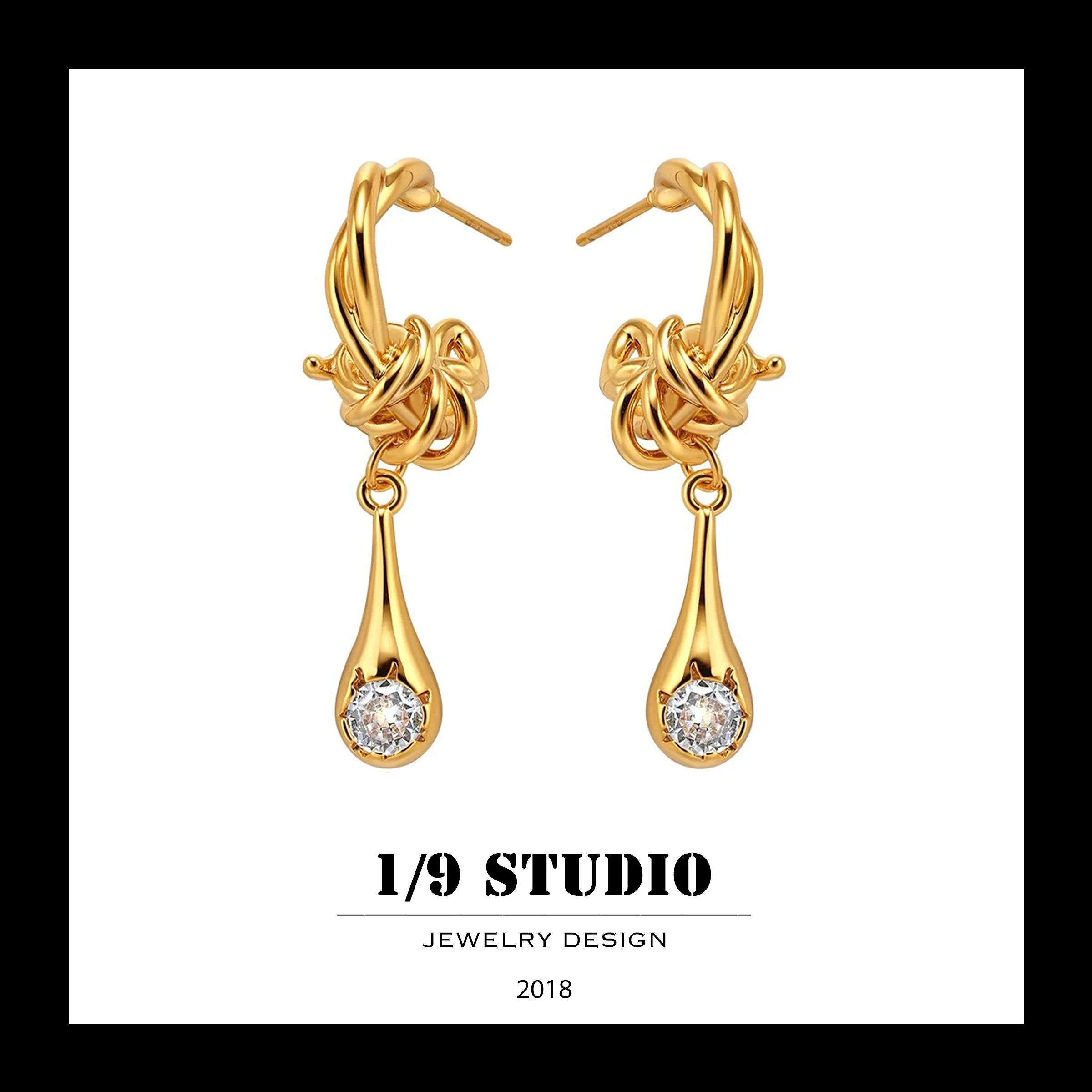 1/9 Studio Gold Filled Earring