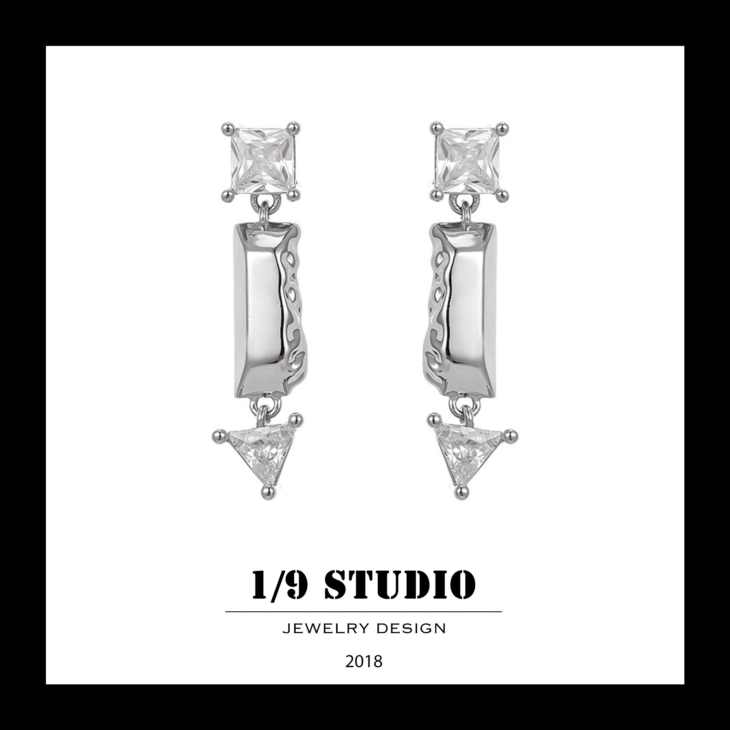 1/9 Studio Sterling Silver Earring