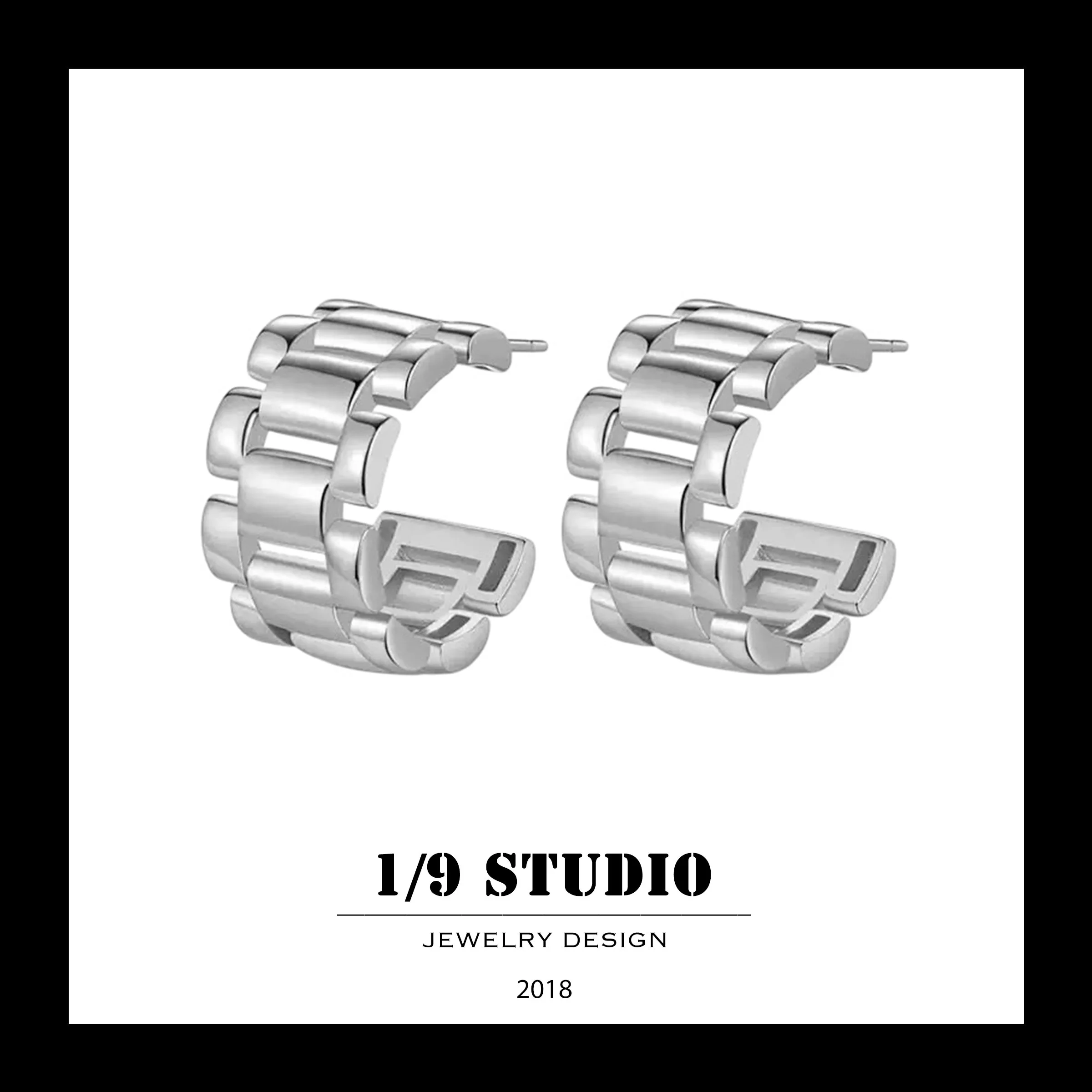 1/9 Studio Sterling Silver Earring