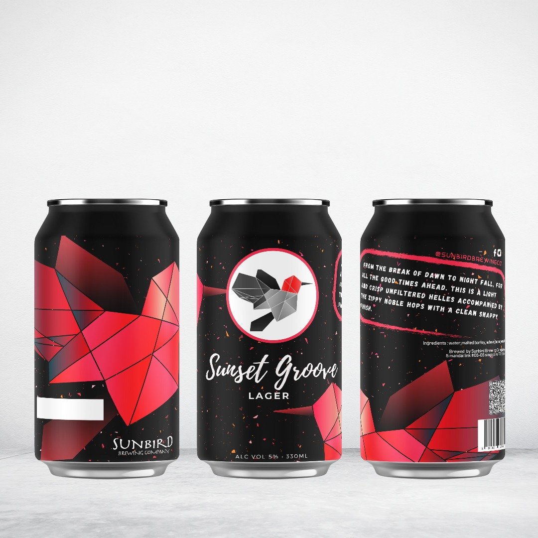 Sunbird SUNSET GROOVE LAGER — Crafting Moments - Sunbird Brewing Company