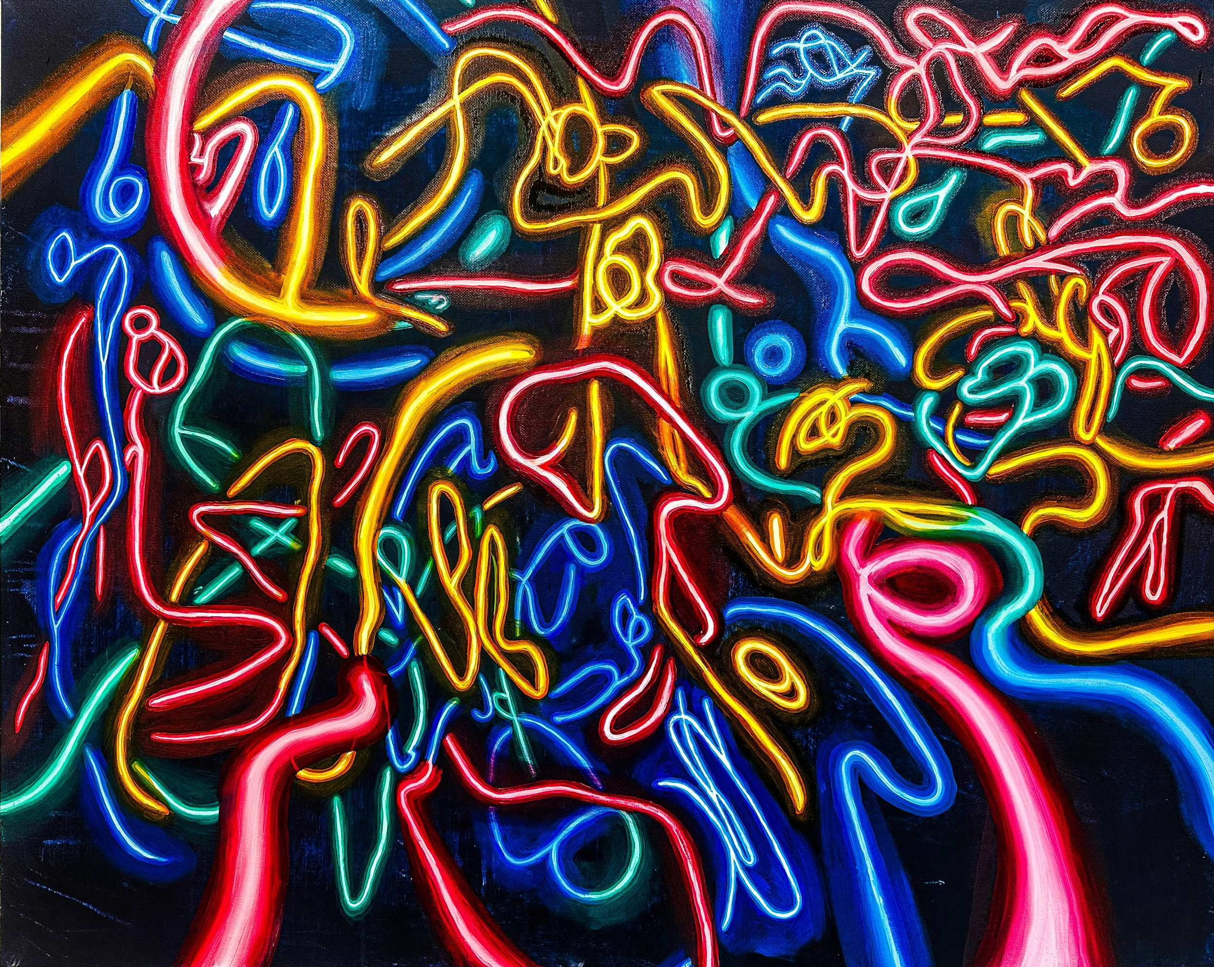 "Nebula," 24x30" oil on canvas, 2026