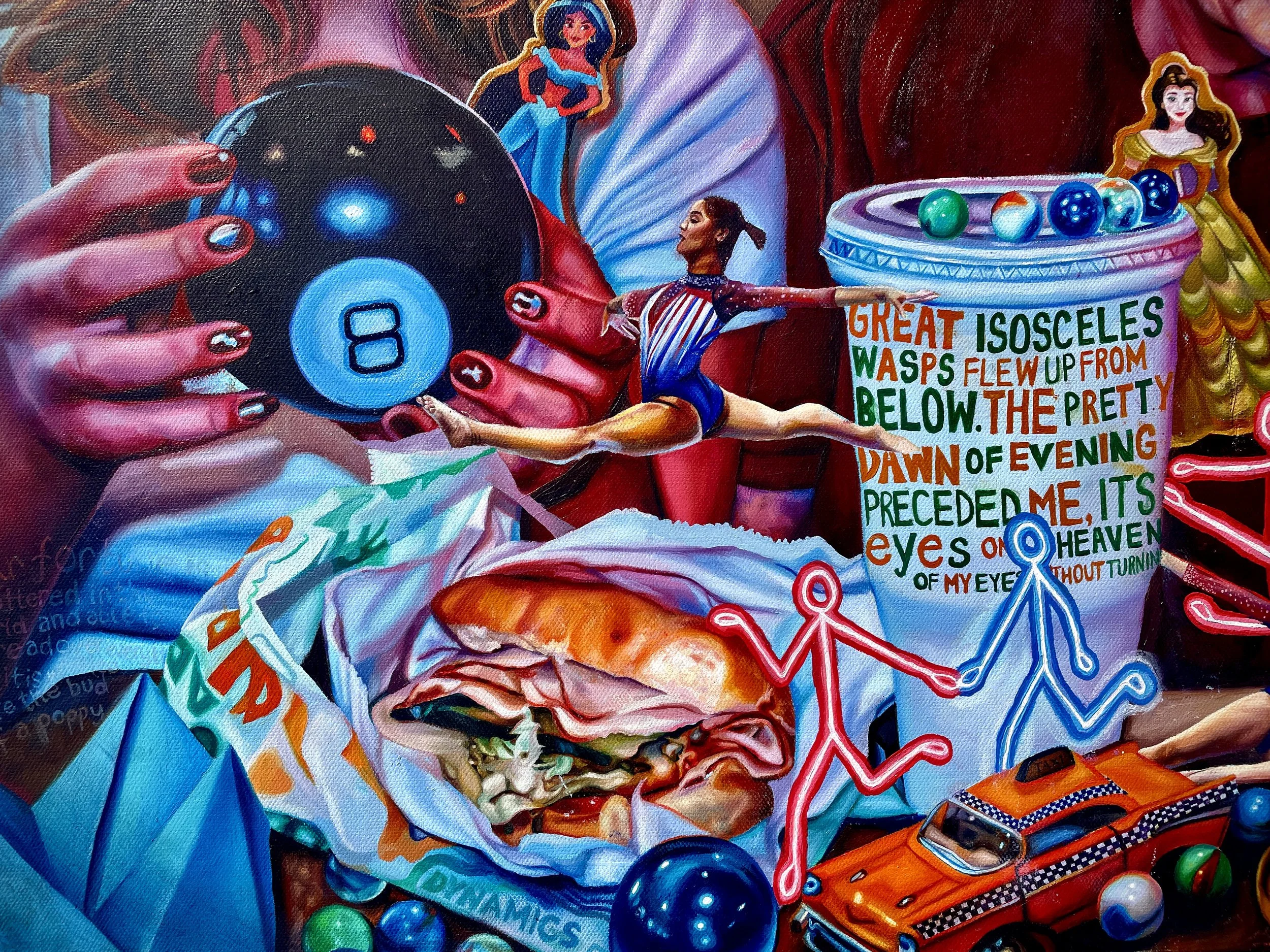 "The Color of Time," closeup, 2025