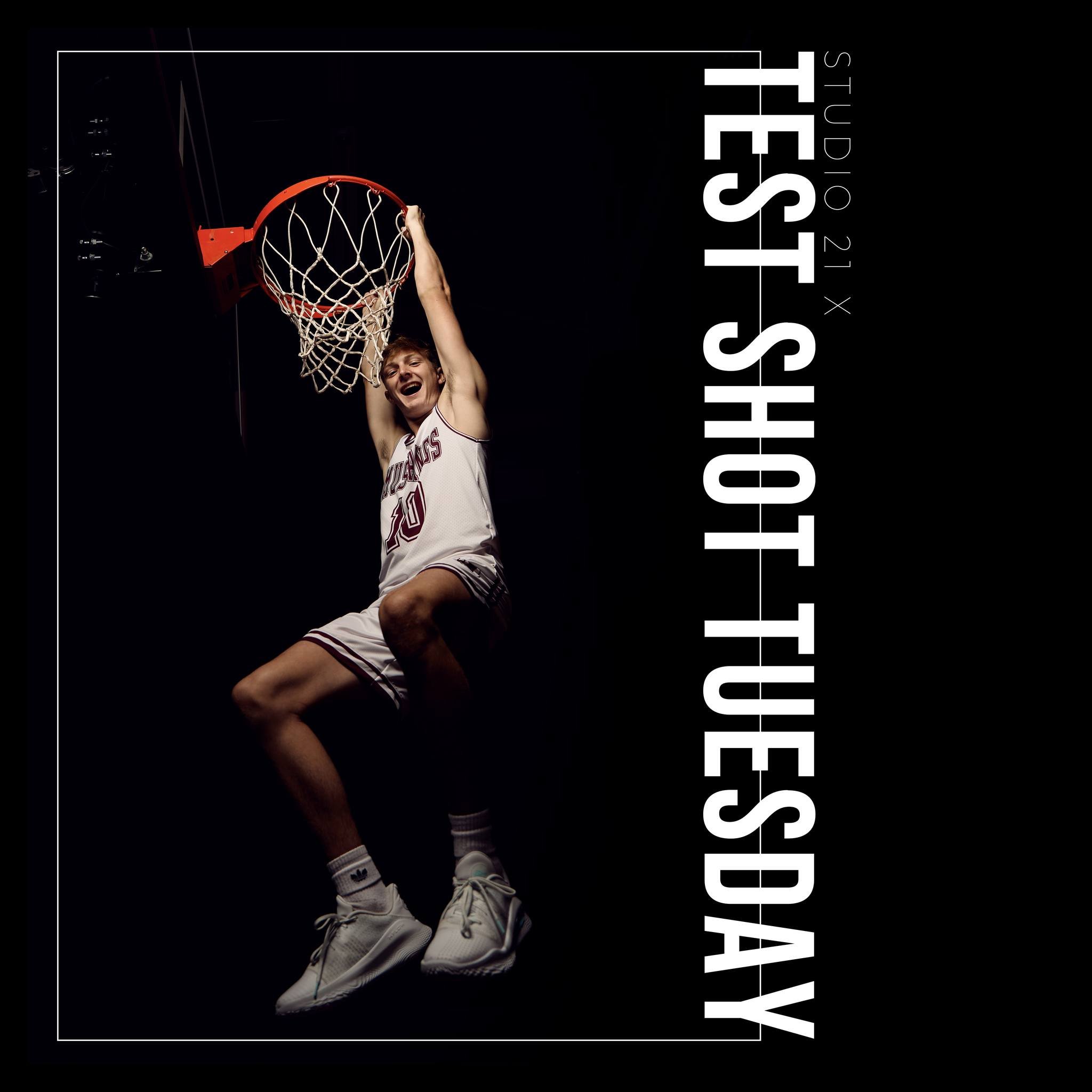 Test Shot Tuesday 📸

Coach had the idea of hanging from the hoop and I told Caiden to go 100% Beast Mode... well he couldn't stop laughing. So... E for Effort! 🤪

S21photo.com/senior-booking
.
.
#seniorportraits #seniorpictures #classof2025 #senior