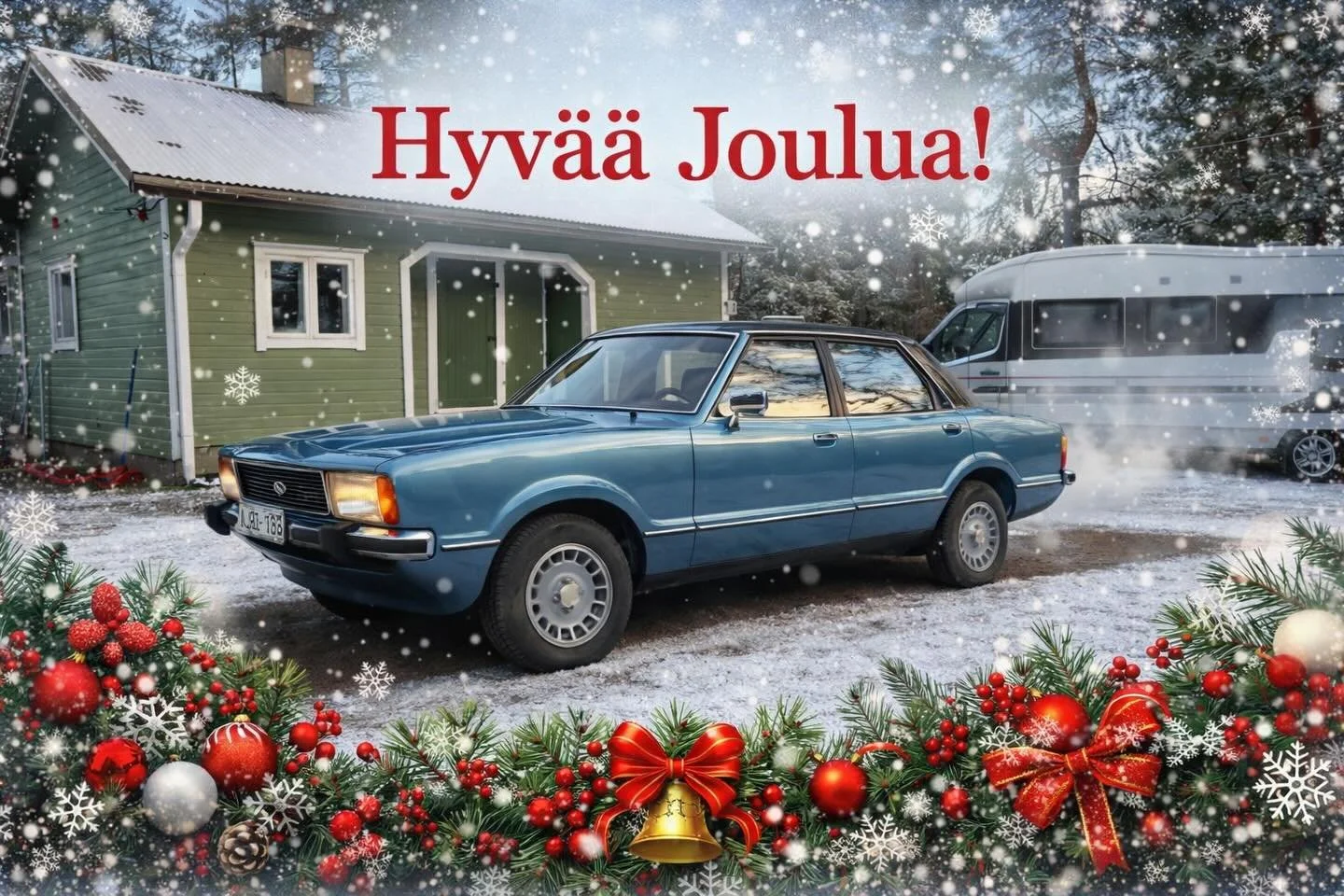 Hyv&auml;&auml; joulua ja kiitokset kaikille asiakkaille kuluneesta vuodesta!

Meill&auml; maalattu Taunus on kasattu ja asiakkaan toimittaman kuvan perusteella n&auml;ytt&auml;&auml; eritt&auml;in hyv&auml;lt&auml;!