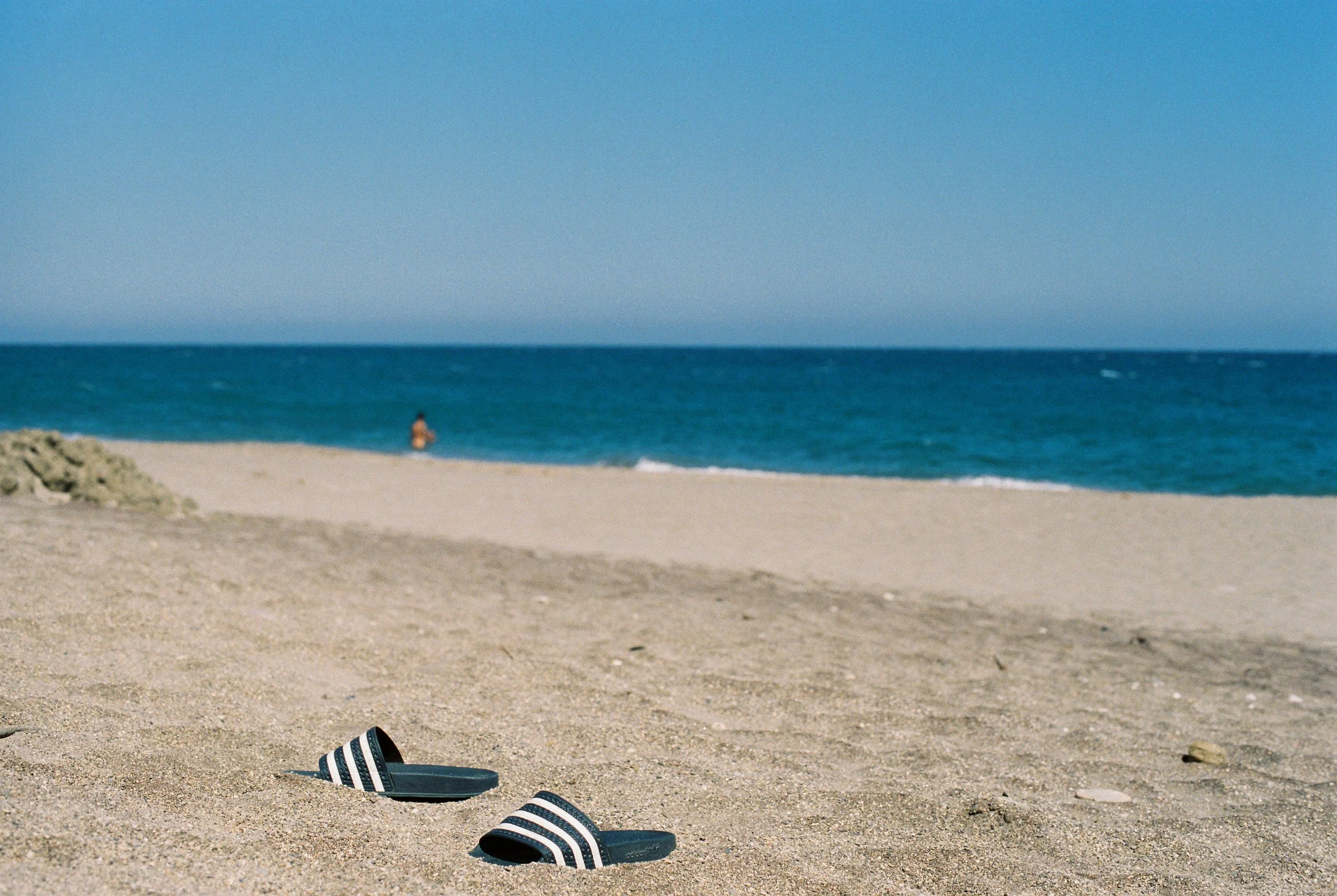 nude beach, portra400