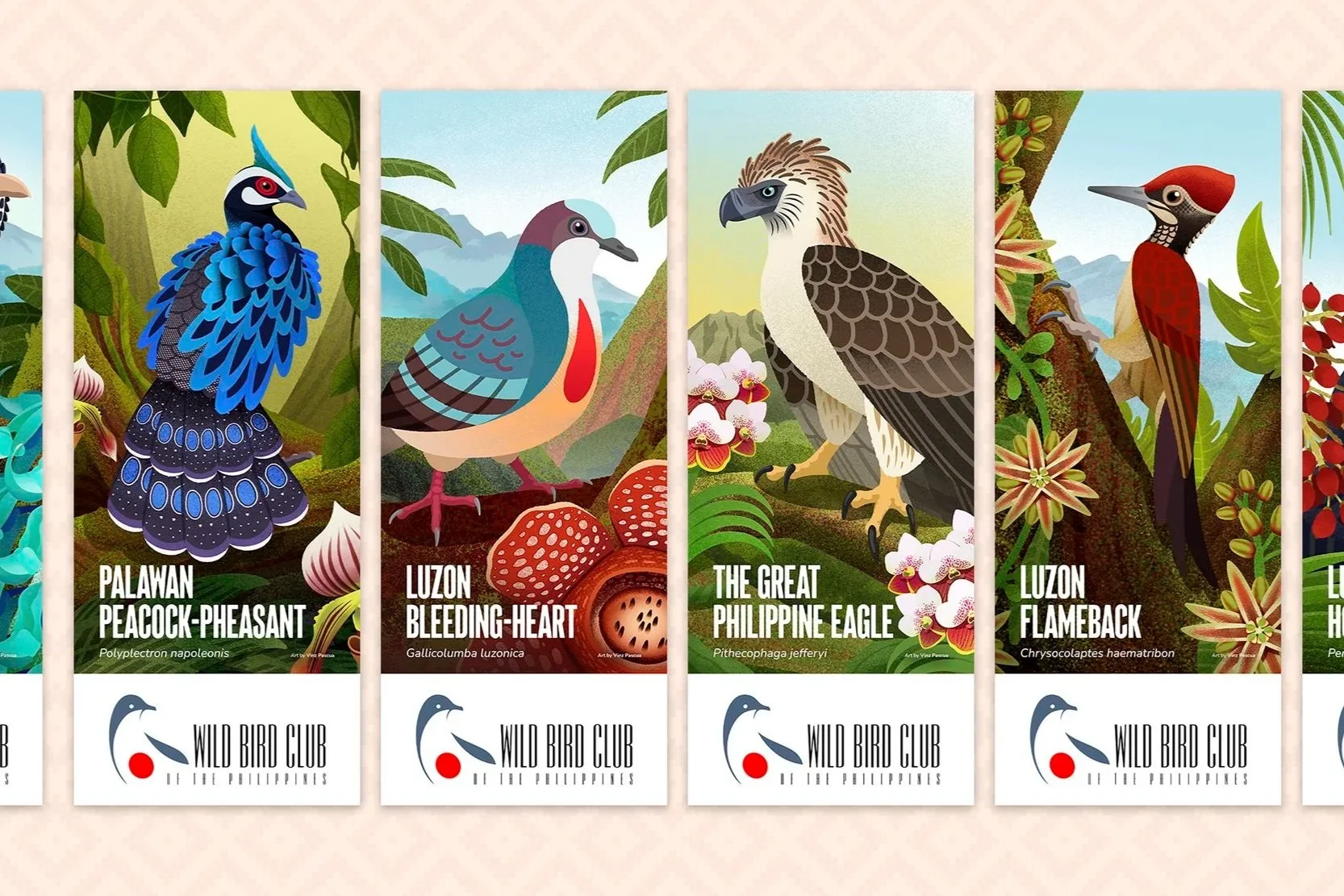 Wild Bird Club of the Philippines 2026 Tarpaulin Illustrations