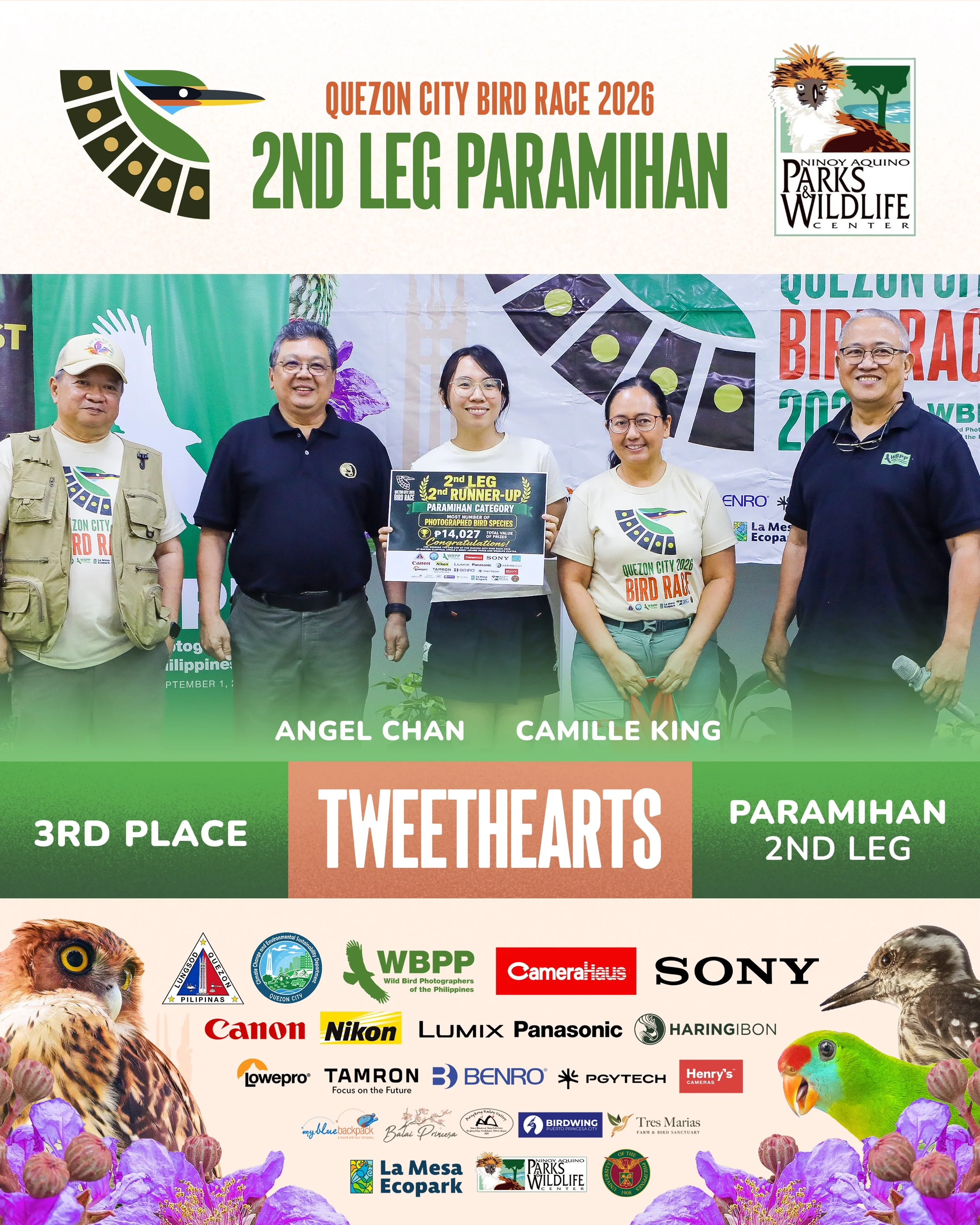 Quezon City Bird Race PARAMIHAN 2ND LEG 3rd PLACE.jpg
