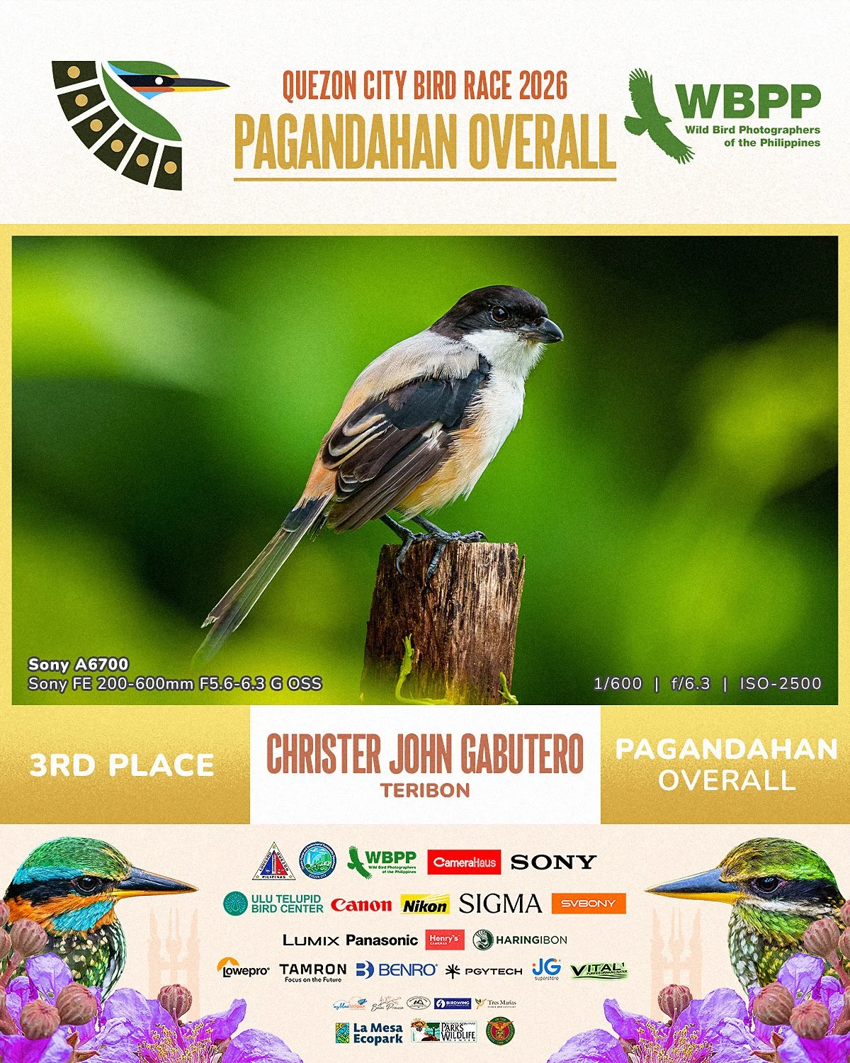 Quezon City Bird Race PAGANDAHAN OVERALL 3rd.jpg
