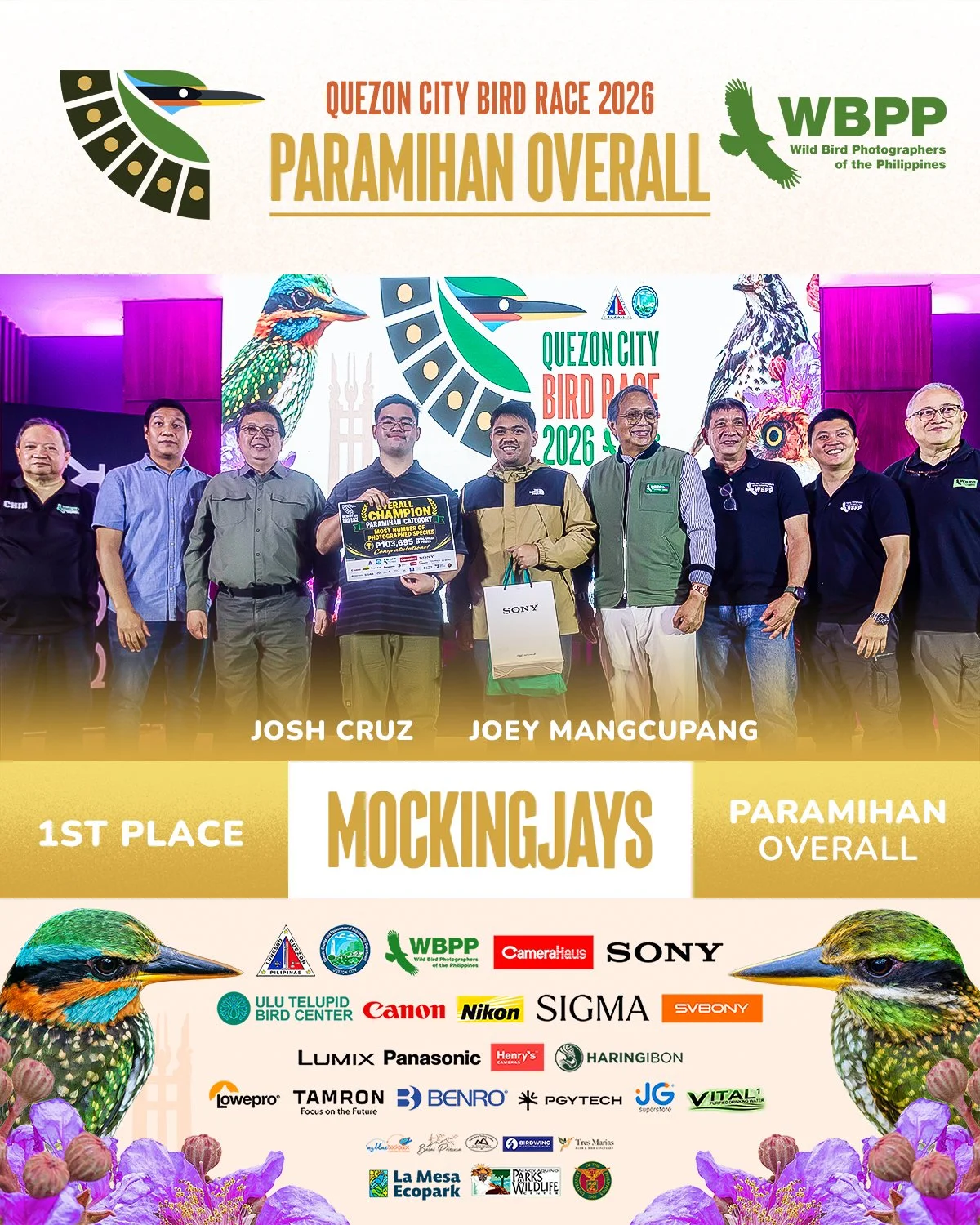 Quezon City Bird Race PARAMIHAN OVERALL 1ST.jpg