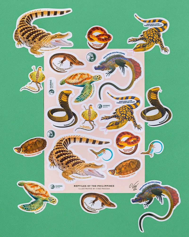 Vinz Pascua Reptiles of the Philippines Sticker Sheets.jpg