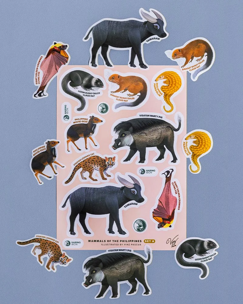 Vinz Pascua Mammals of the Philippines Sticker Sheets A.jpg