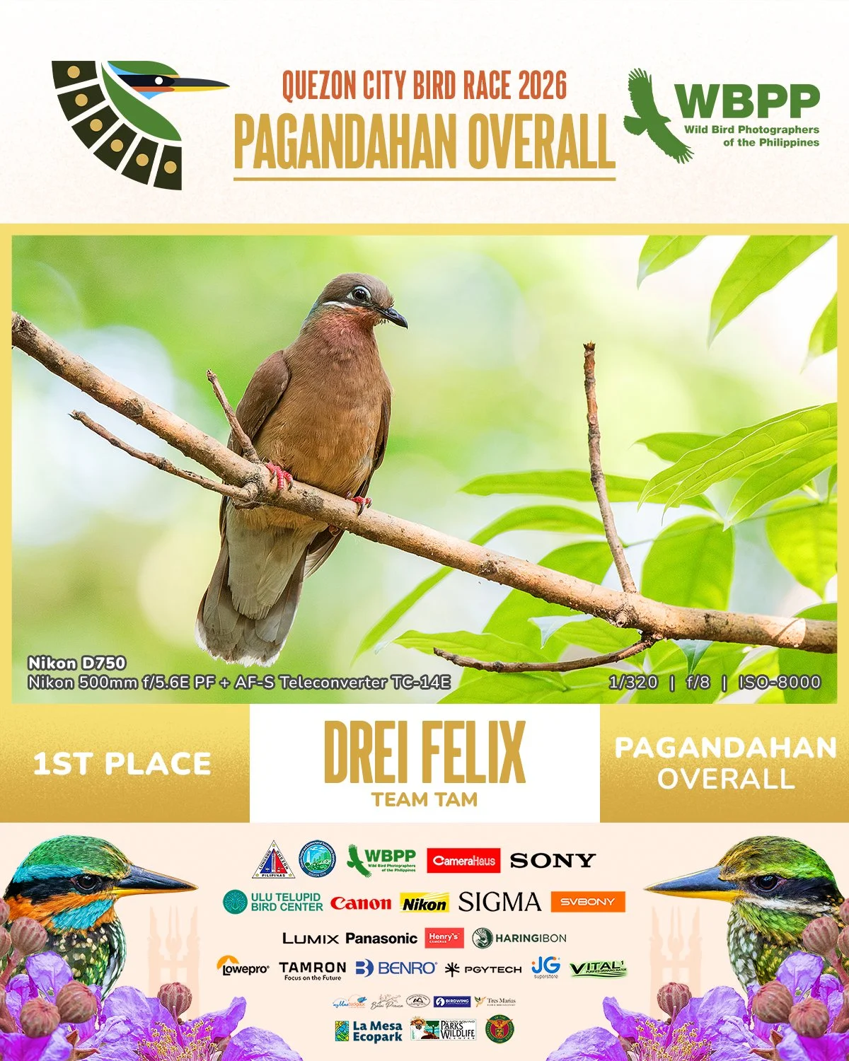 Quezon City Bird Race PAGANDAHAN OVERALL 1ST.jpg