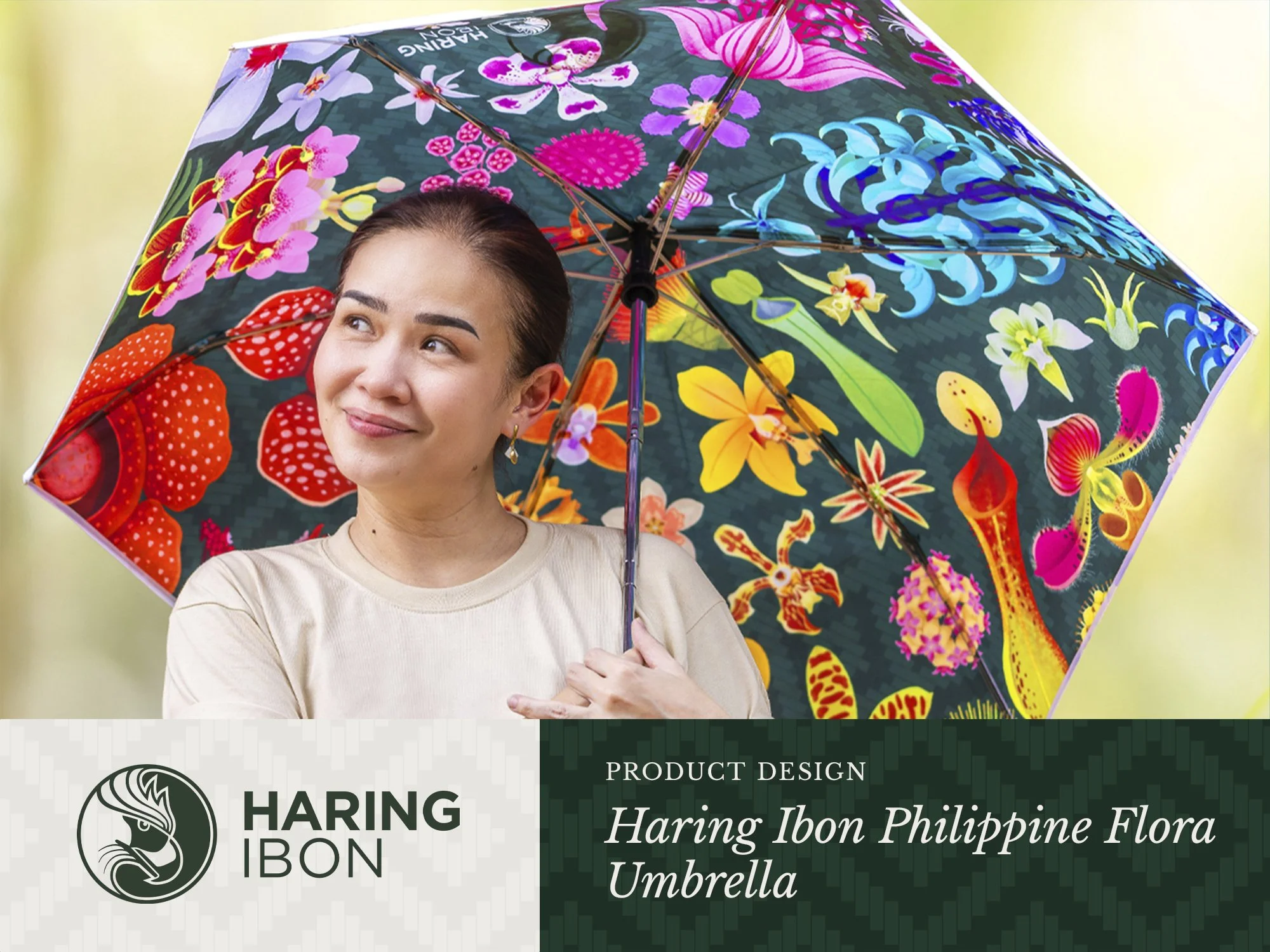 Haring Ibon Philippine Flora Umbrella