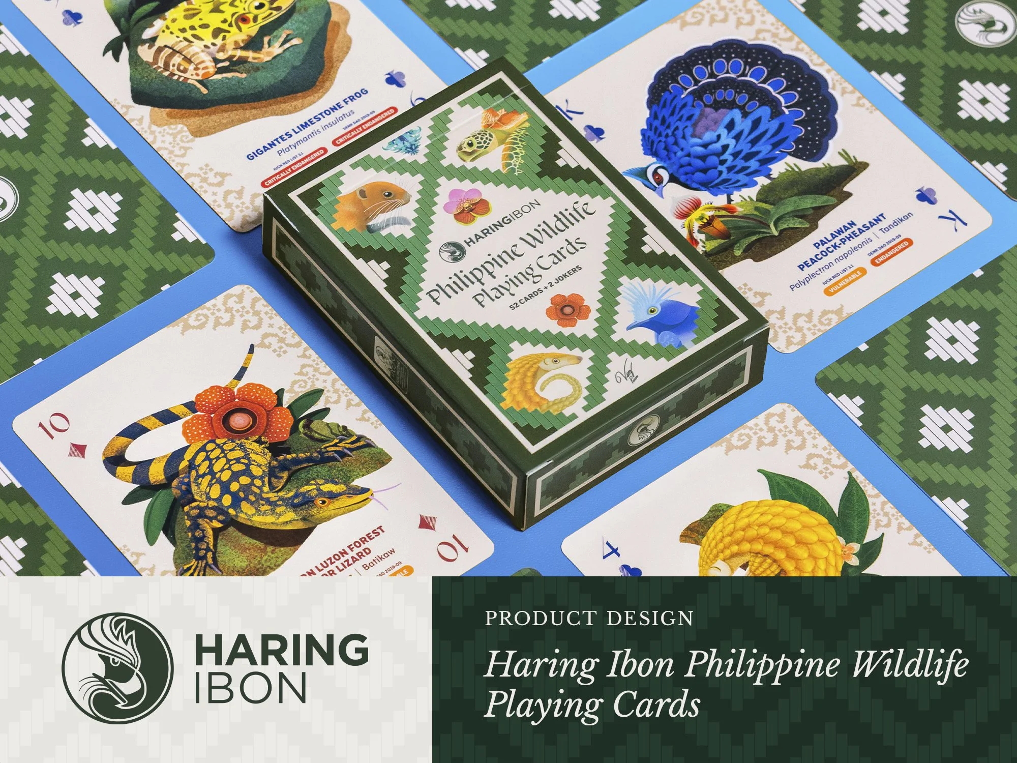 Haring Ibon Philippine Wildlife Playing Cards