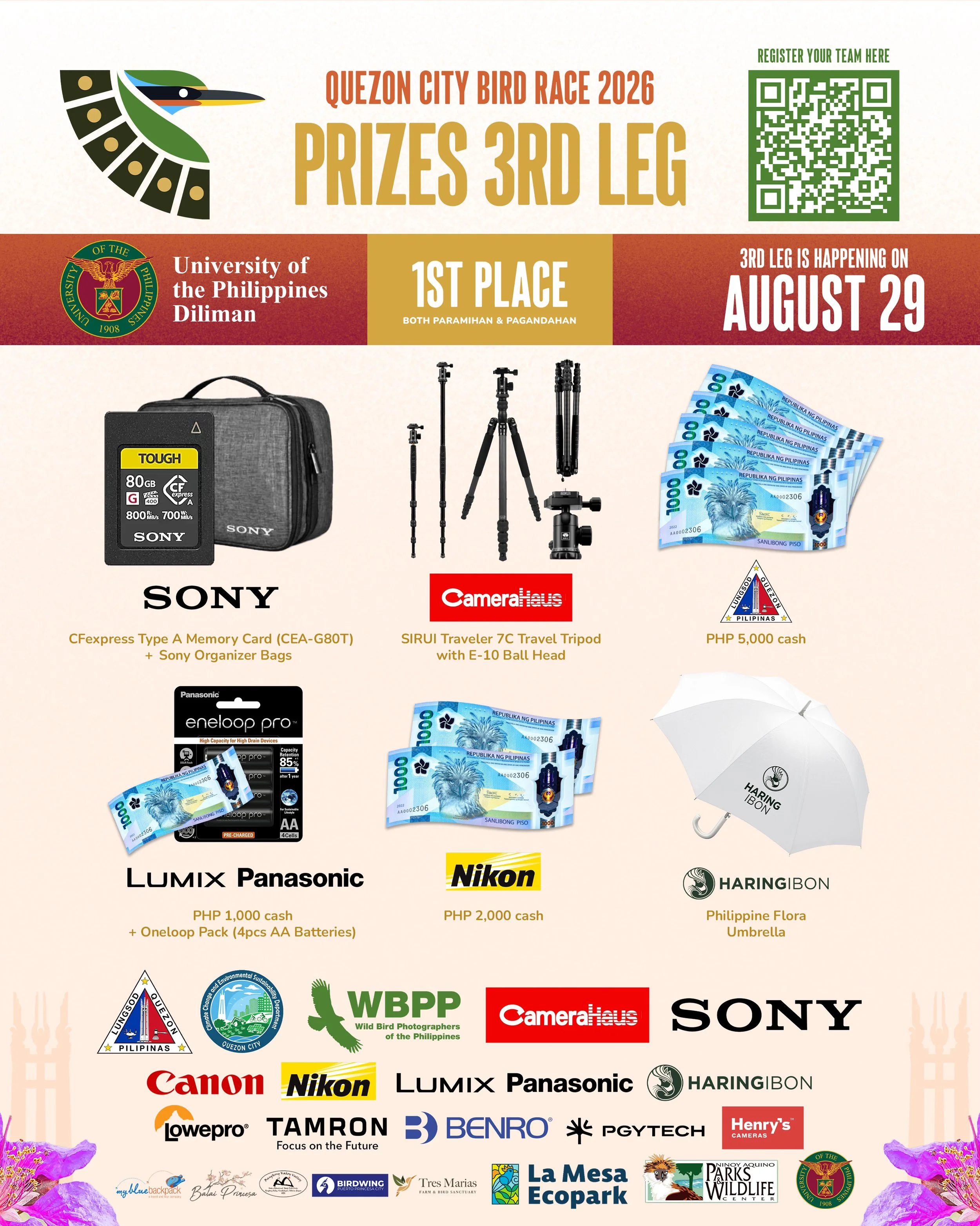 Quezon City Bird Race PRIZES 3RD LEG 1ST PLACE.jpg