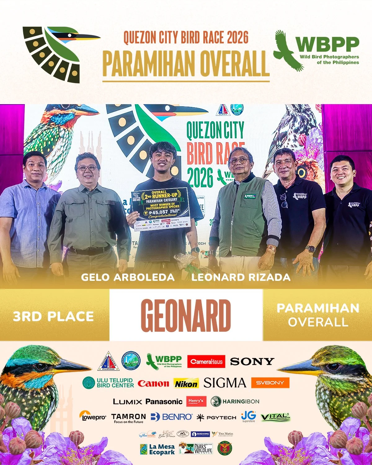 Quezon City Bird Race PARAMIHAN OVERALL 3rd.jpg