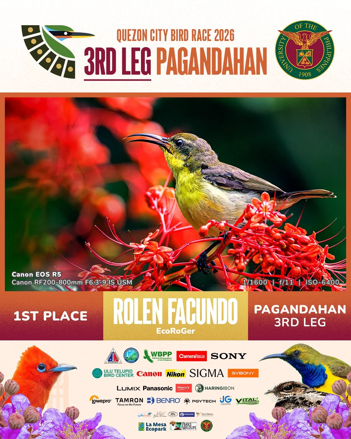 Quezon City Bird Race PAGANDAHAN 3RD LEG 1ST.jpg