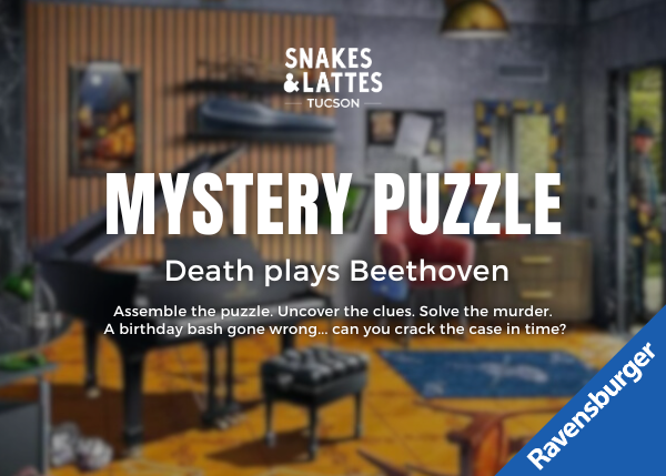 Mystery Puzzle - Death plays Beethoven - Snakes & Lattes Tucson