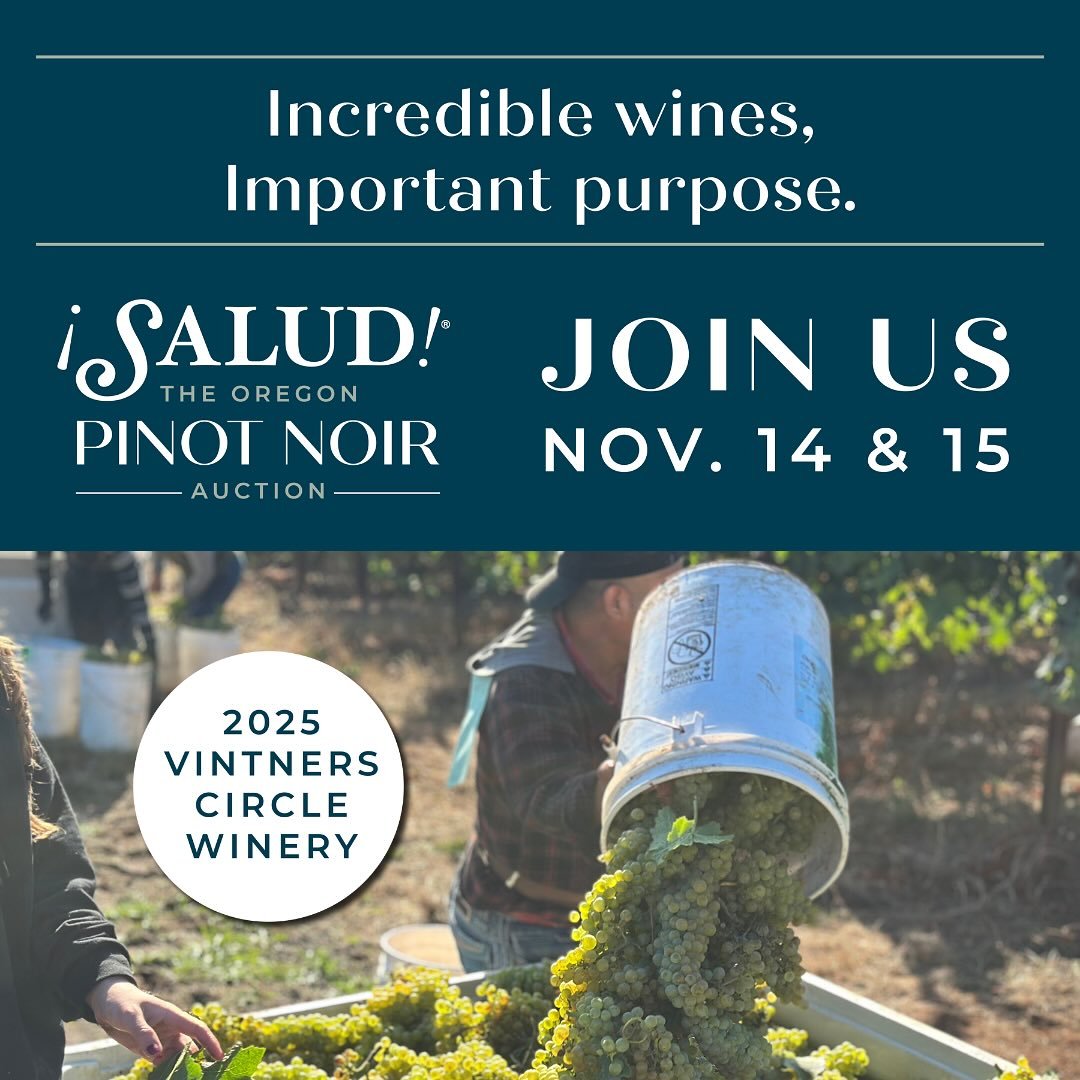 As a &iexcl;Salud! Vintners Circle member, we proudly support accessible healthcare for vineyard stewards and their families by offering our finest Pinot Noir. &iexcl;Salud! provides no-cost medical, dental and vision care directly to the vineyards, 