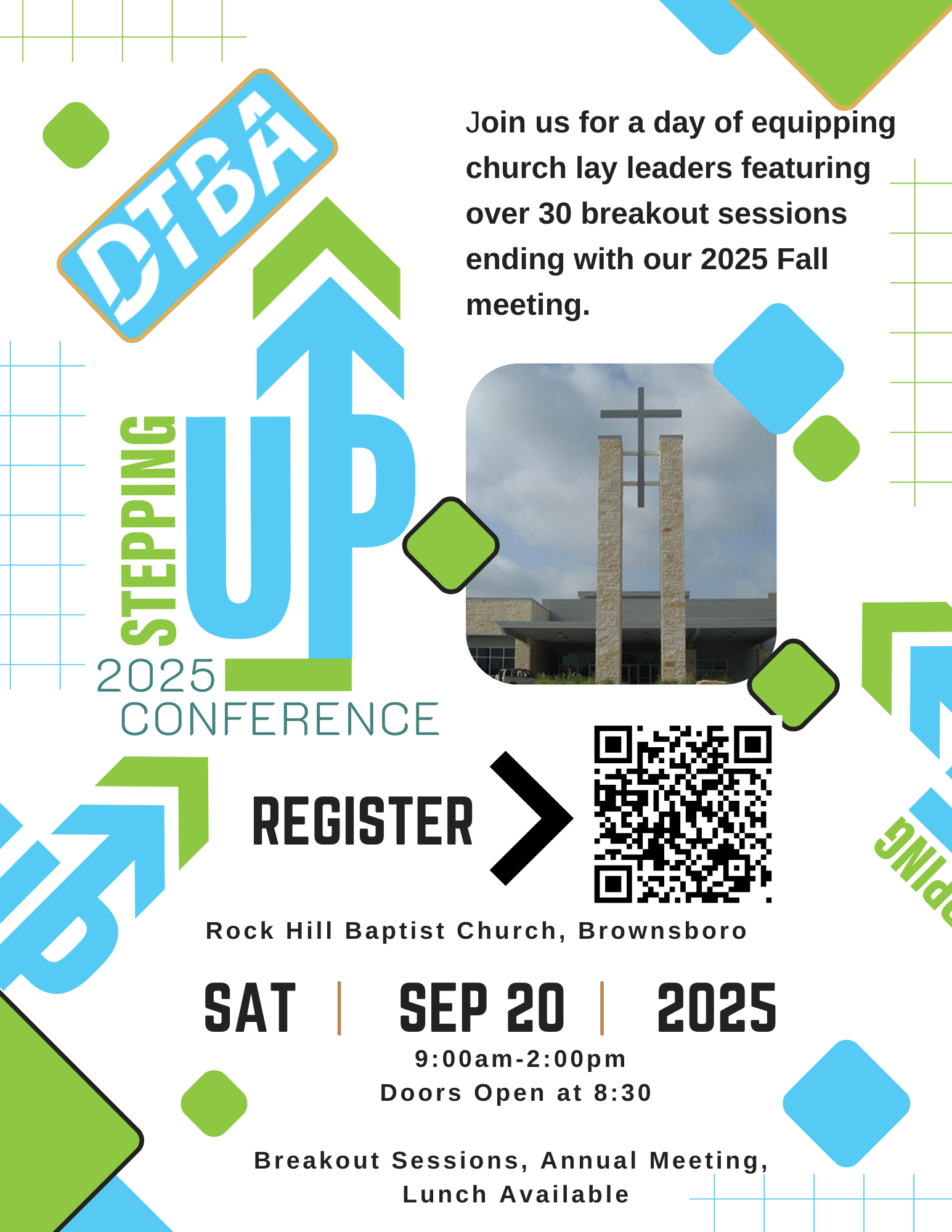 Conference Breakout Sessions @ DTBA Stepping Up