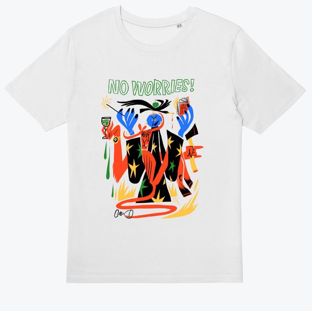The t-shirt I&rsquo;ve designed at @everpresshq is available for almost three more days! Follow link in my @benkalt bio for more info 👹