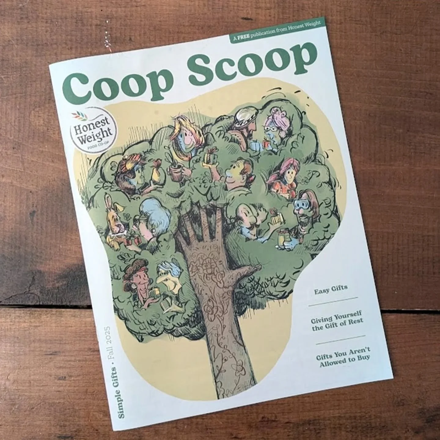 Pickup a copy of the Coop Scoop next time you're at @honestweightfoodcoop to read an article by Rich!