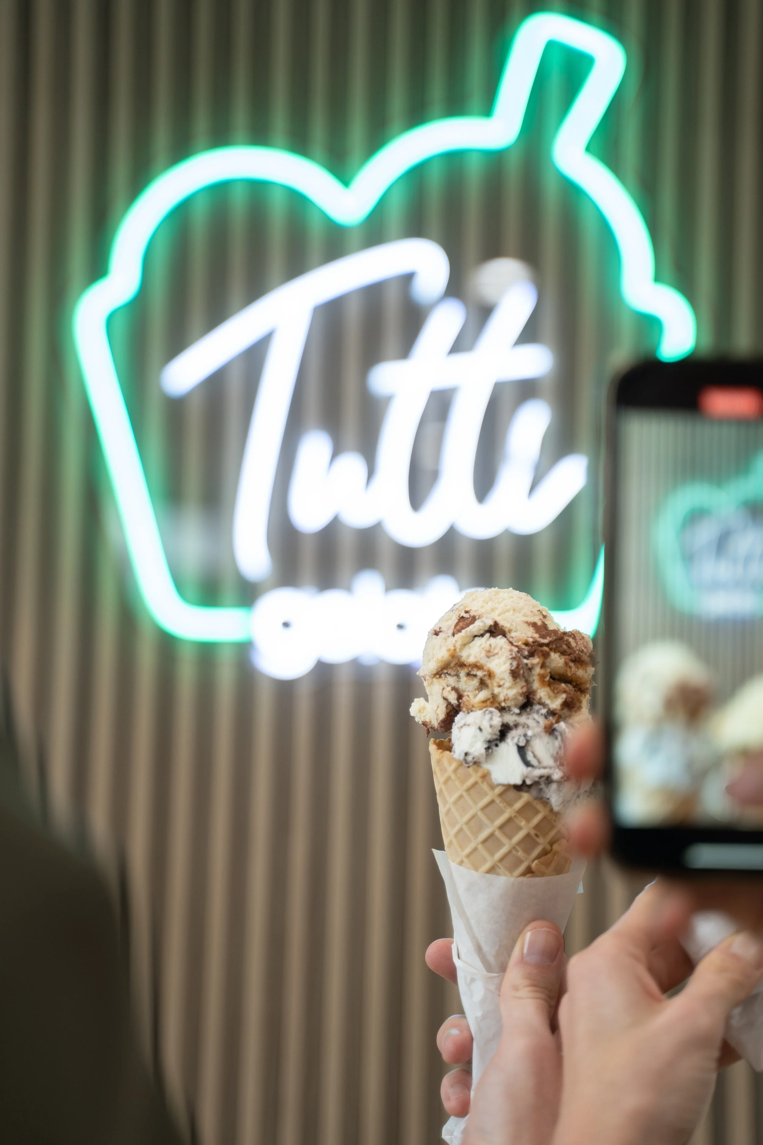 Tutti Gelato Product Photography in South End Charlotte, North Carolina. 