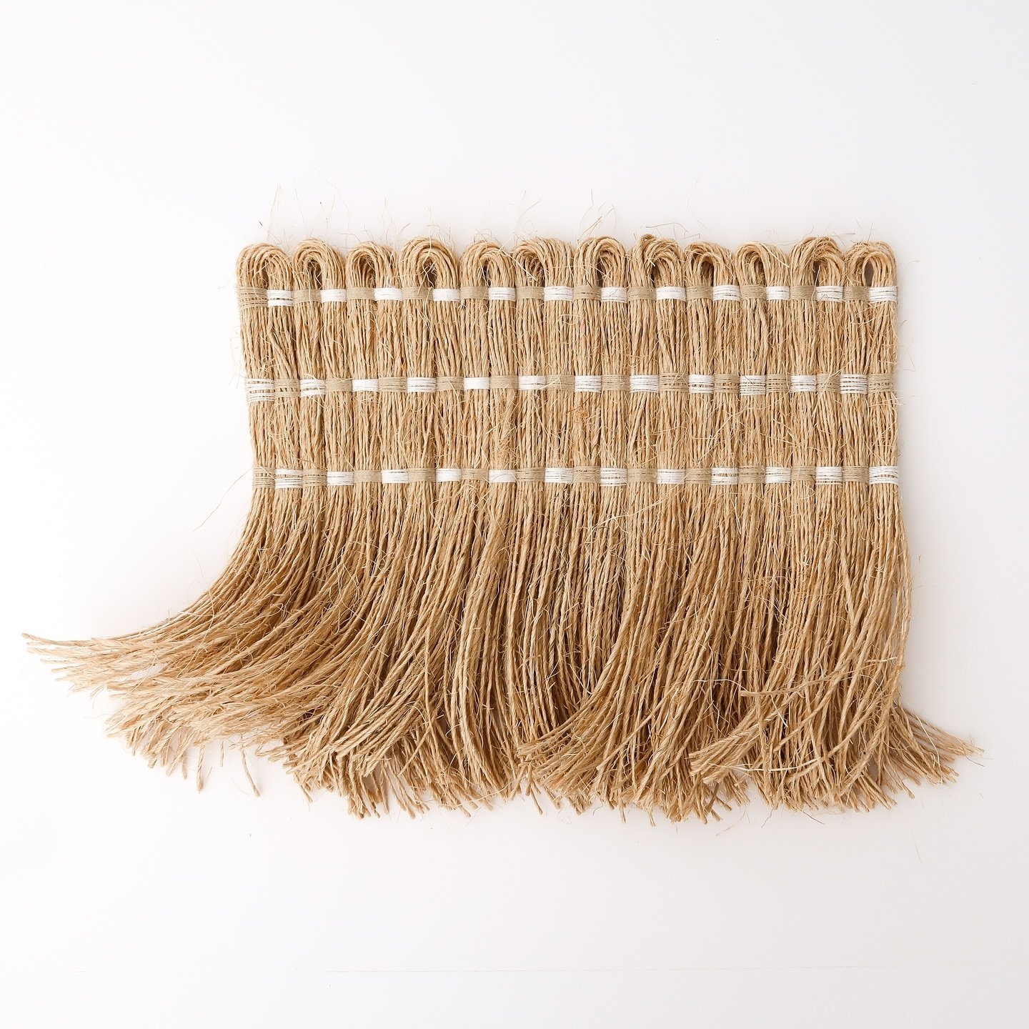 Really started to hit a stride around day 9 of my desert series, which was right at the halfway point of my residency. I introduced some new materials, like this sisal, and the pieces started getting larger and more textural. 
〰️
This piece and 17 ot