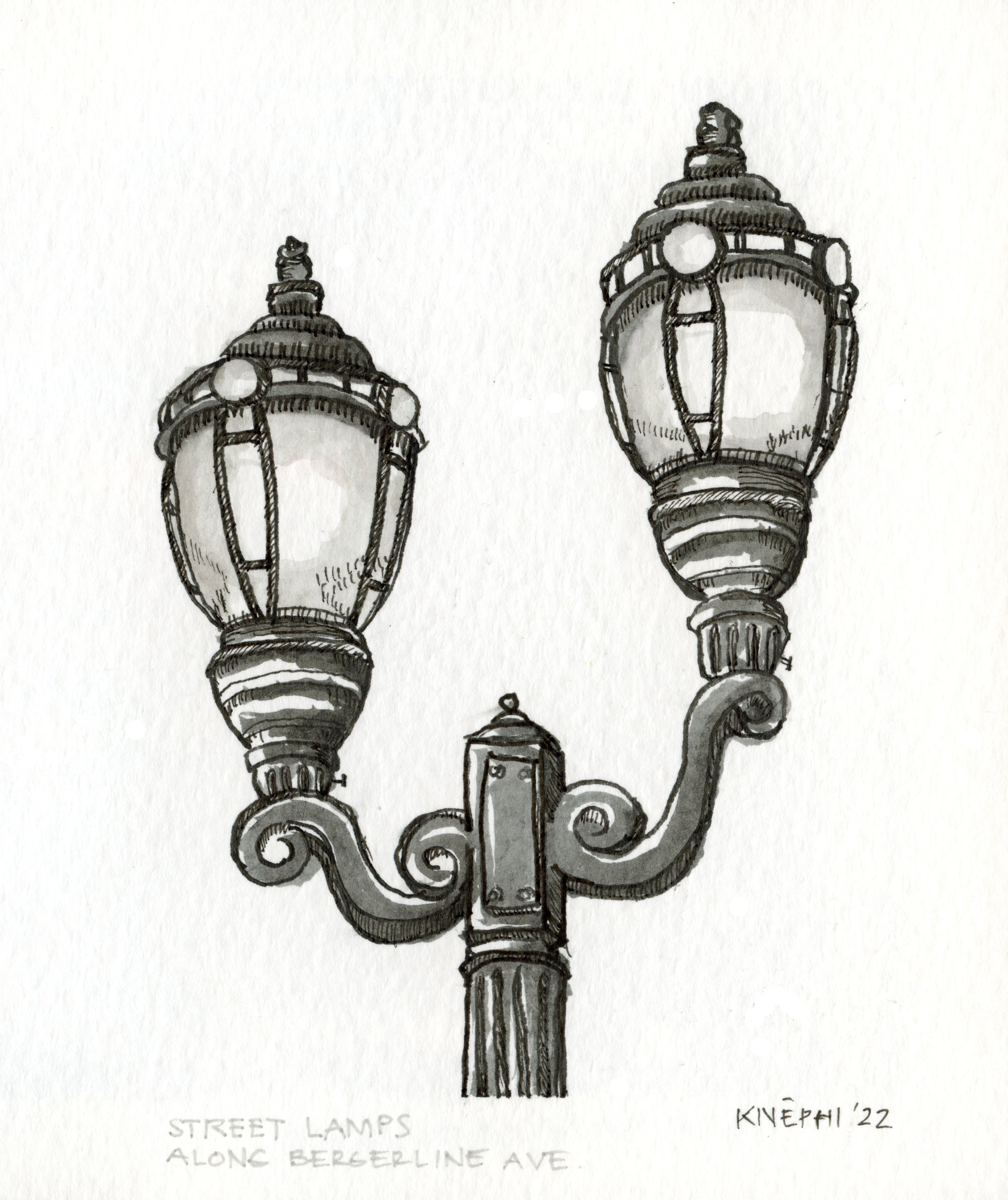 Union City lamp post