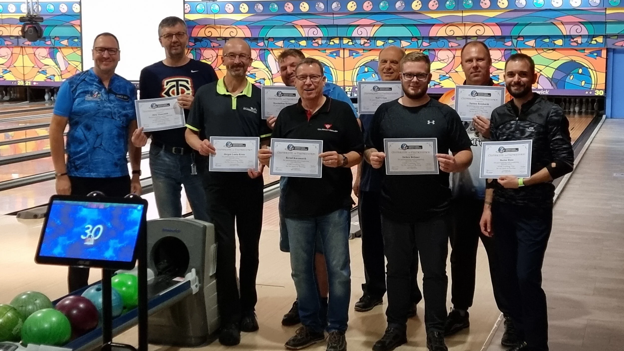NEW ETBF LEVEL I COACHES FROM GERMANY