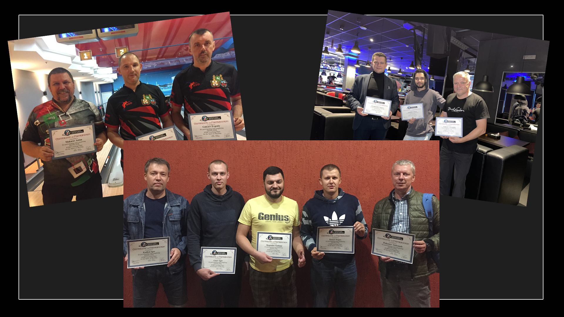 NEW ETBF LEVEL 1 COACHES FROM RUSSIA