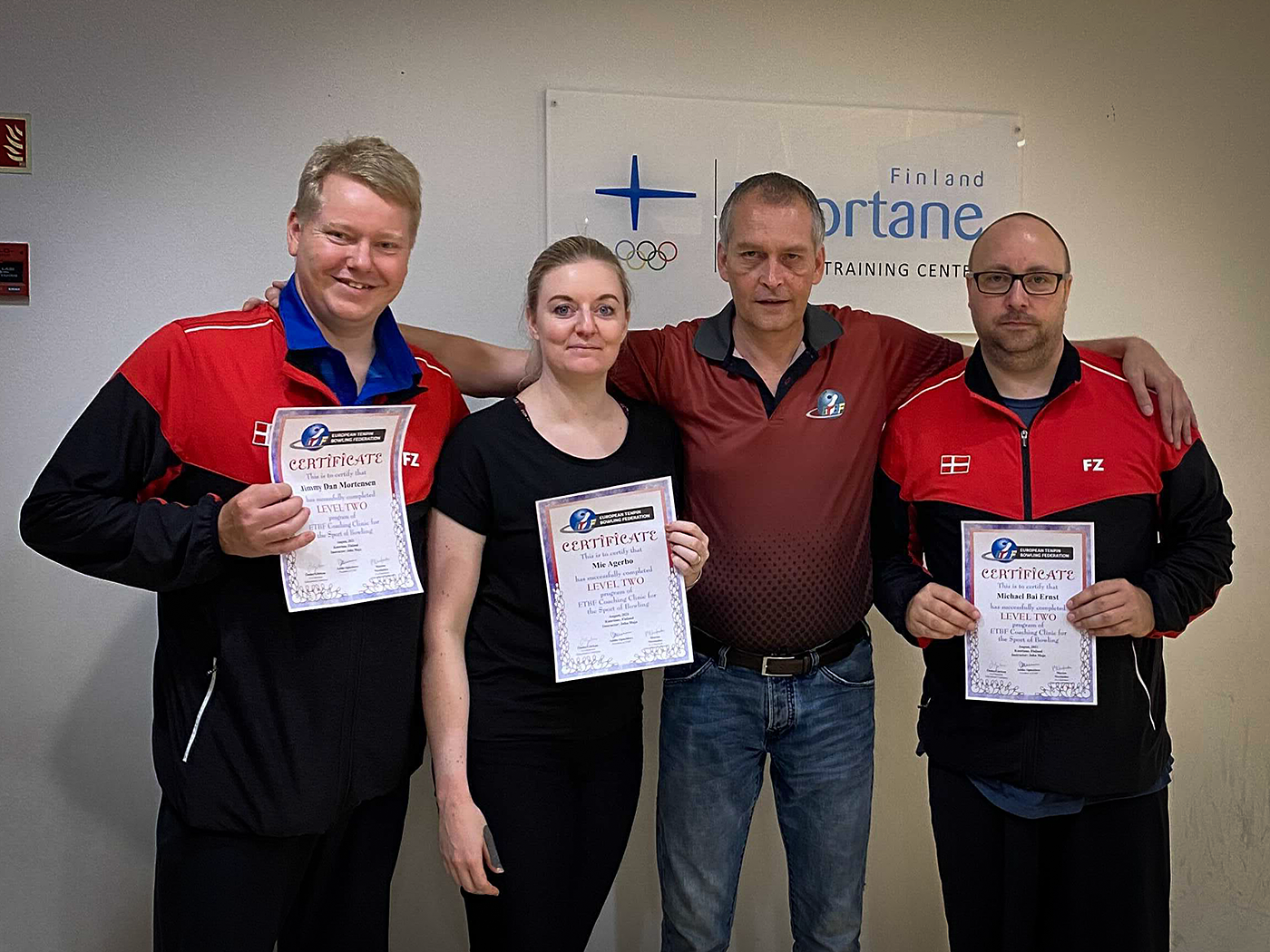 NEW ETBF LEVEL II COACHES FROM DENMARK