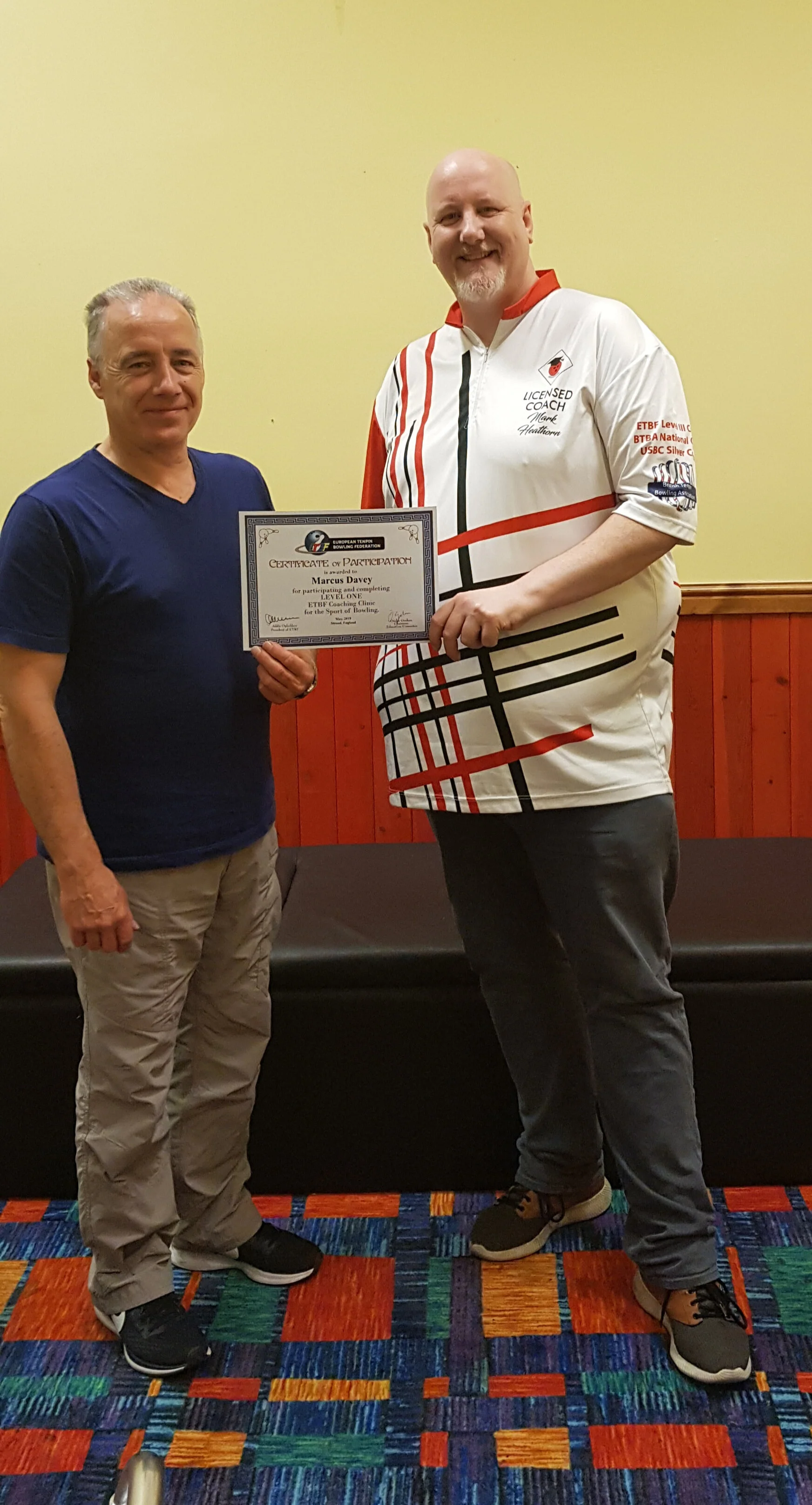 New Level 1 trained BTBA Foundation Coaches from England