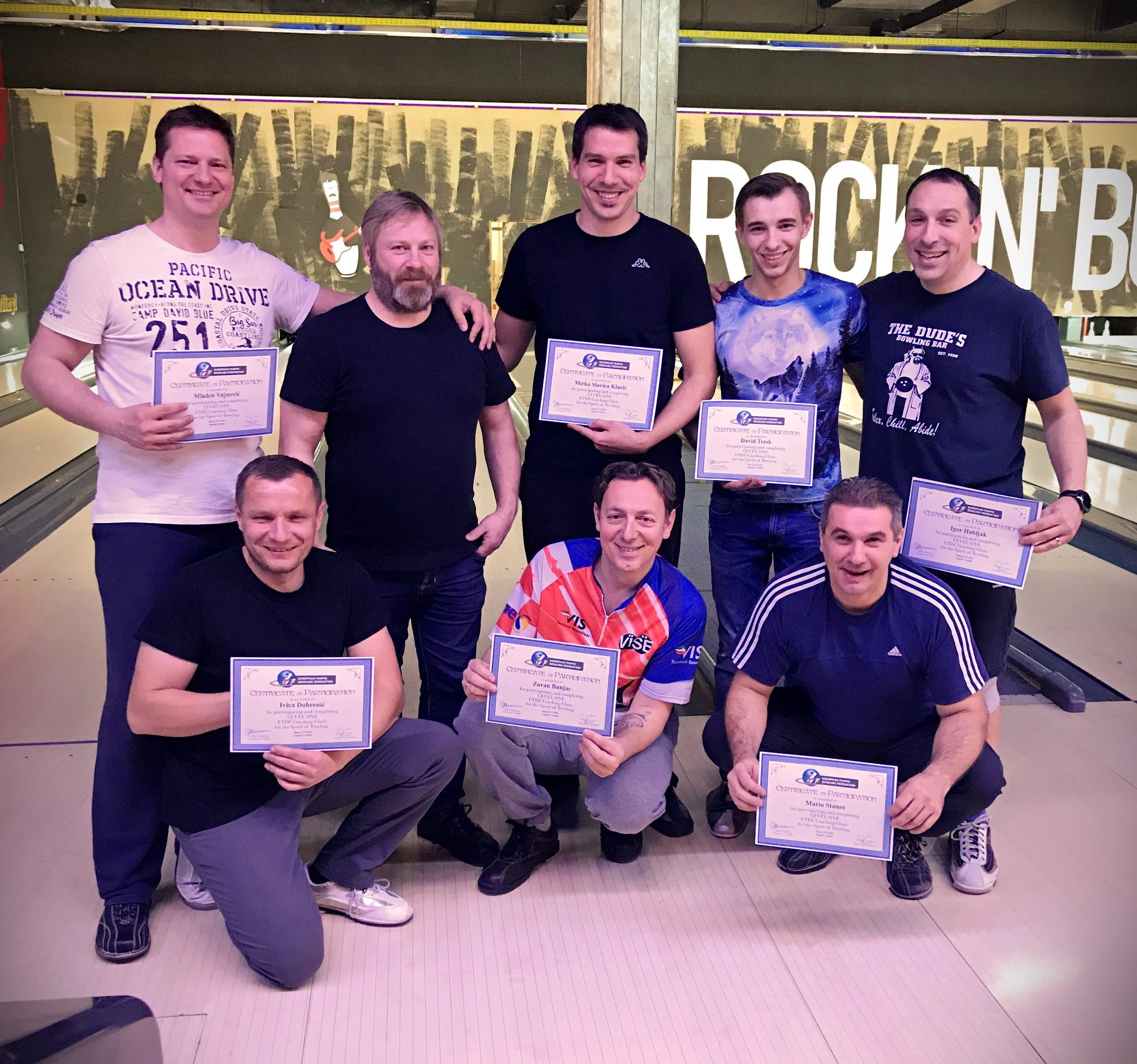 New ETBF Level I Coaches from Croatia