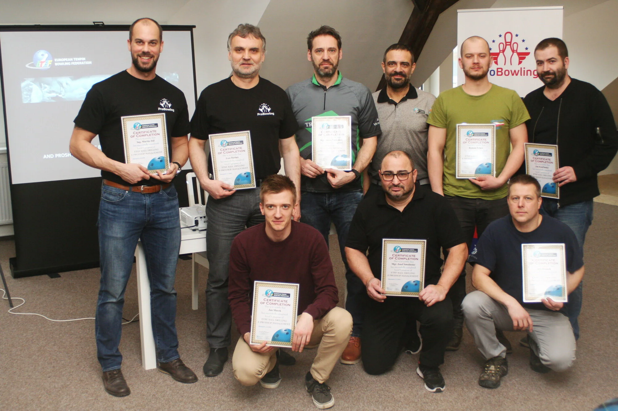 ETBF Ball Drilling & Pro Shop Management Clinic was completed in Czech Republic.