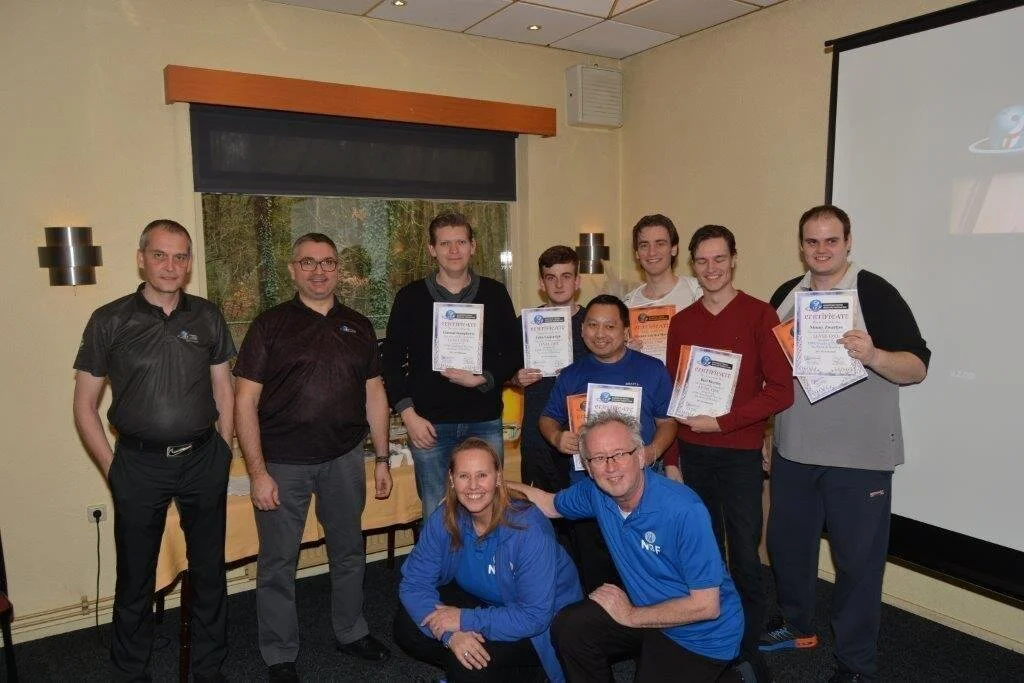 Seven Level I coaches completed their 150 hours and get their certificates in The Netherlands