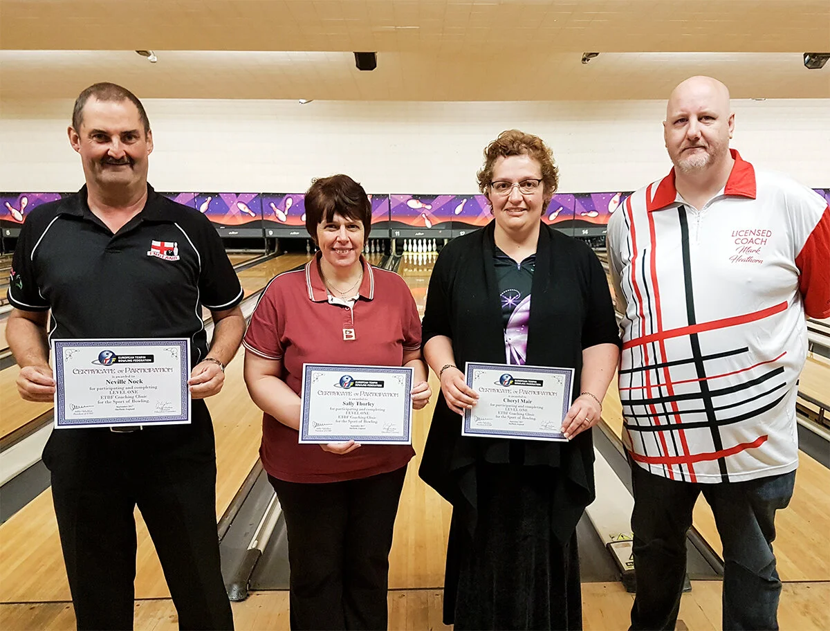 New ETBF Level 1 / BTBA Foundation Coach Course I / Sheffield, England