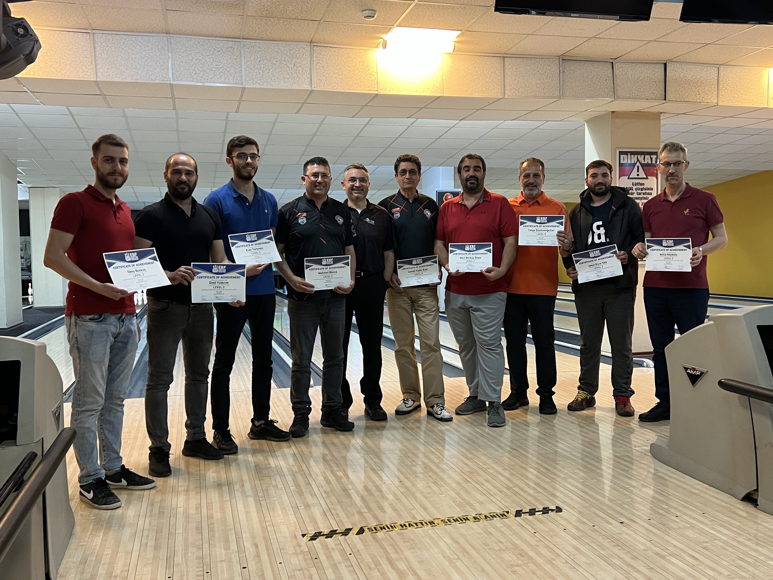 NEW EBF LEVEL II COACHES FROM TURKEY