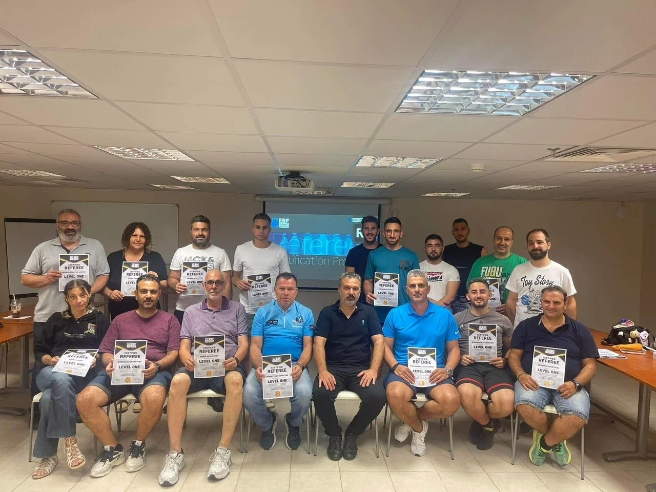 NEW EBF REFEREES FROM CYPRUS