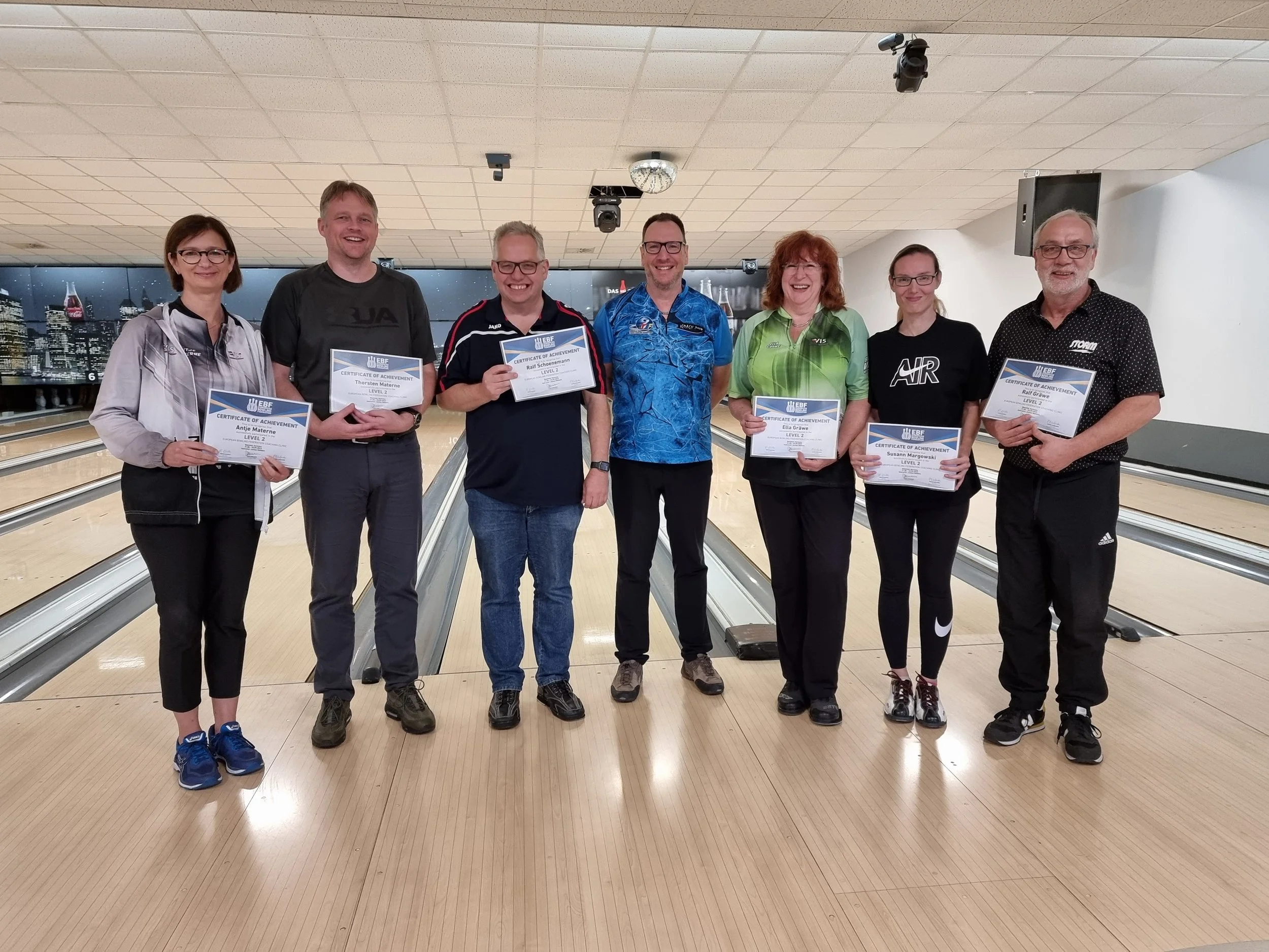 NEW EBF LEVEL II COACHES FROM GERMANY