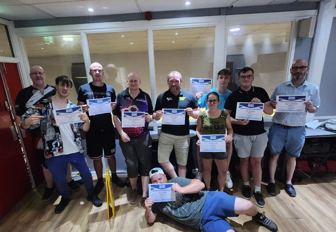 NEW EBF LEVEL I COACHES FROM ENGLAND