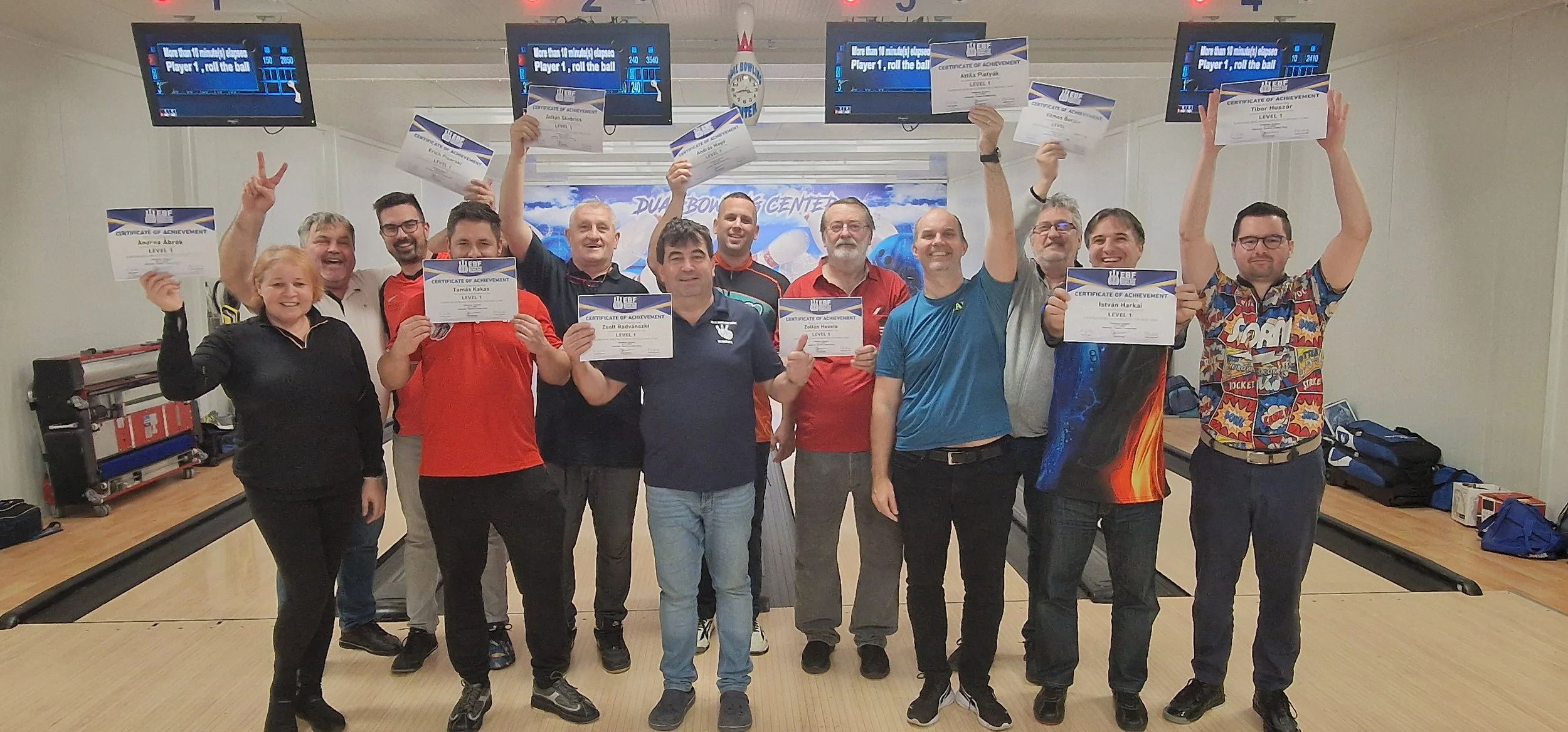 NEW EBF LEVEL I COACHES FROM HUNGARY