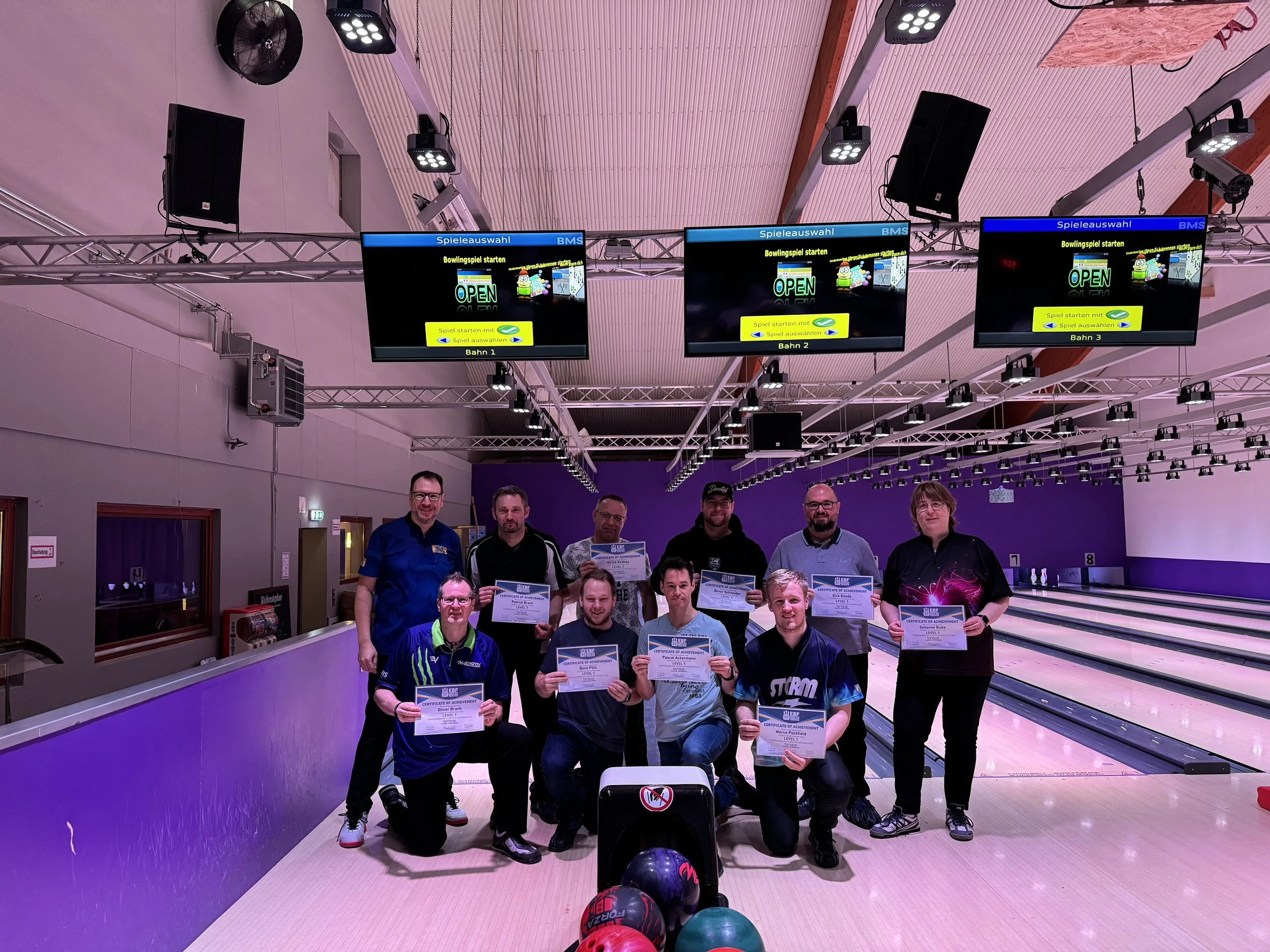 NEW EBF LEVEL I COACHES FROM GERMANY 