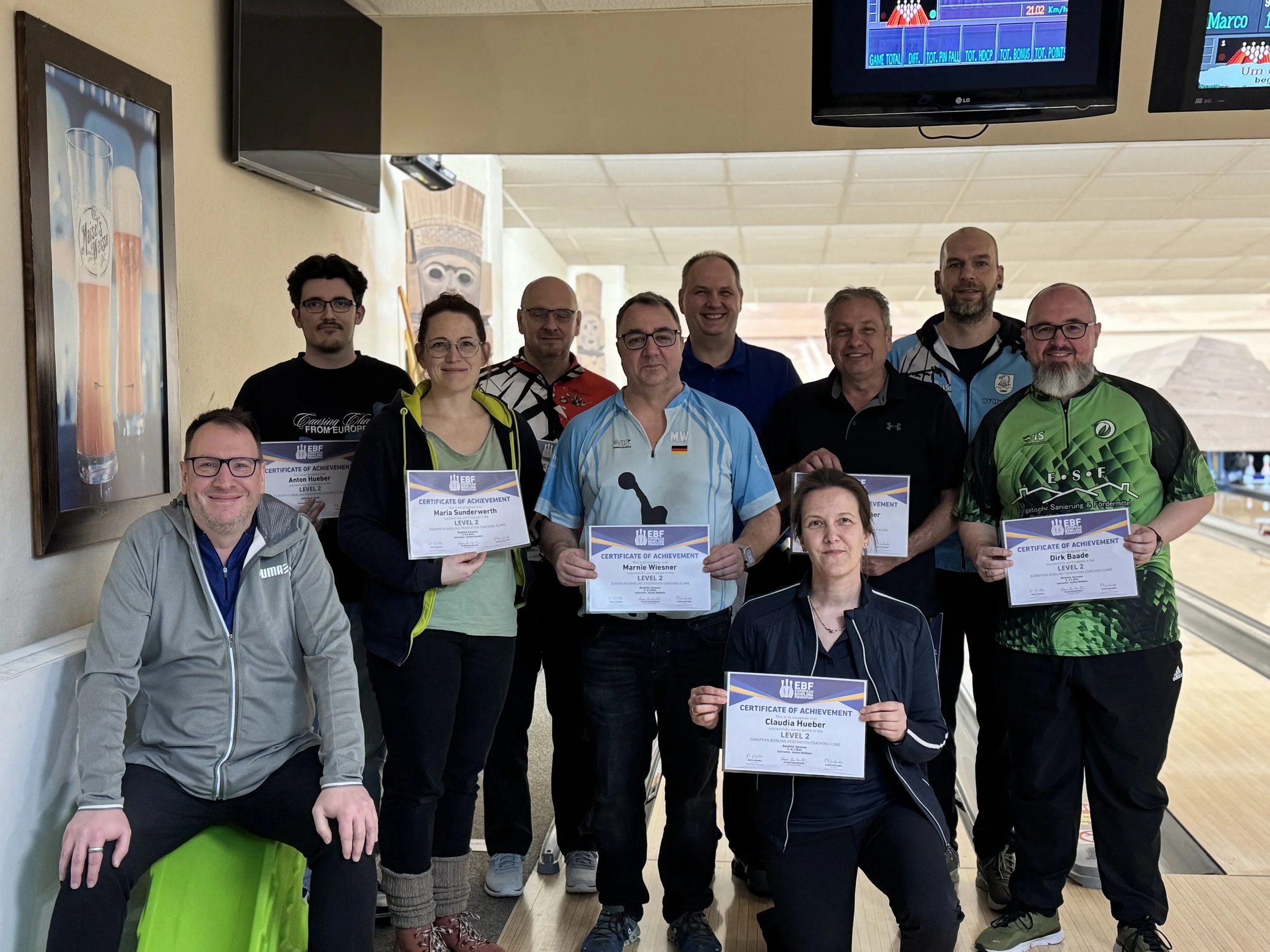 NEW EBF LEVEL II COACHES FROM GERMANY