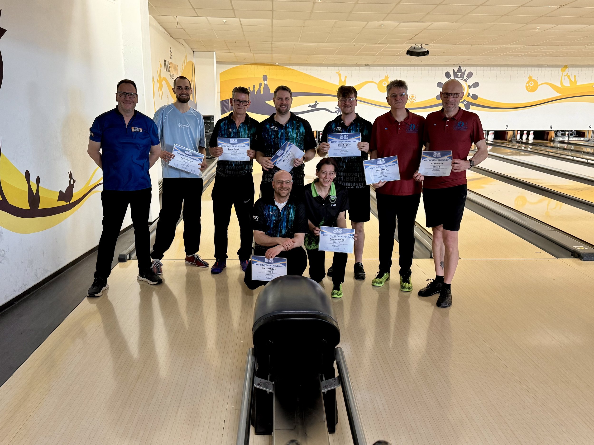 NEW EBF LEVEL I COACHES FROM GERMANY