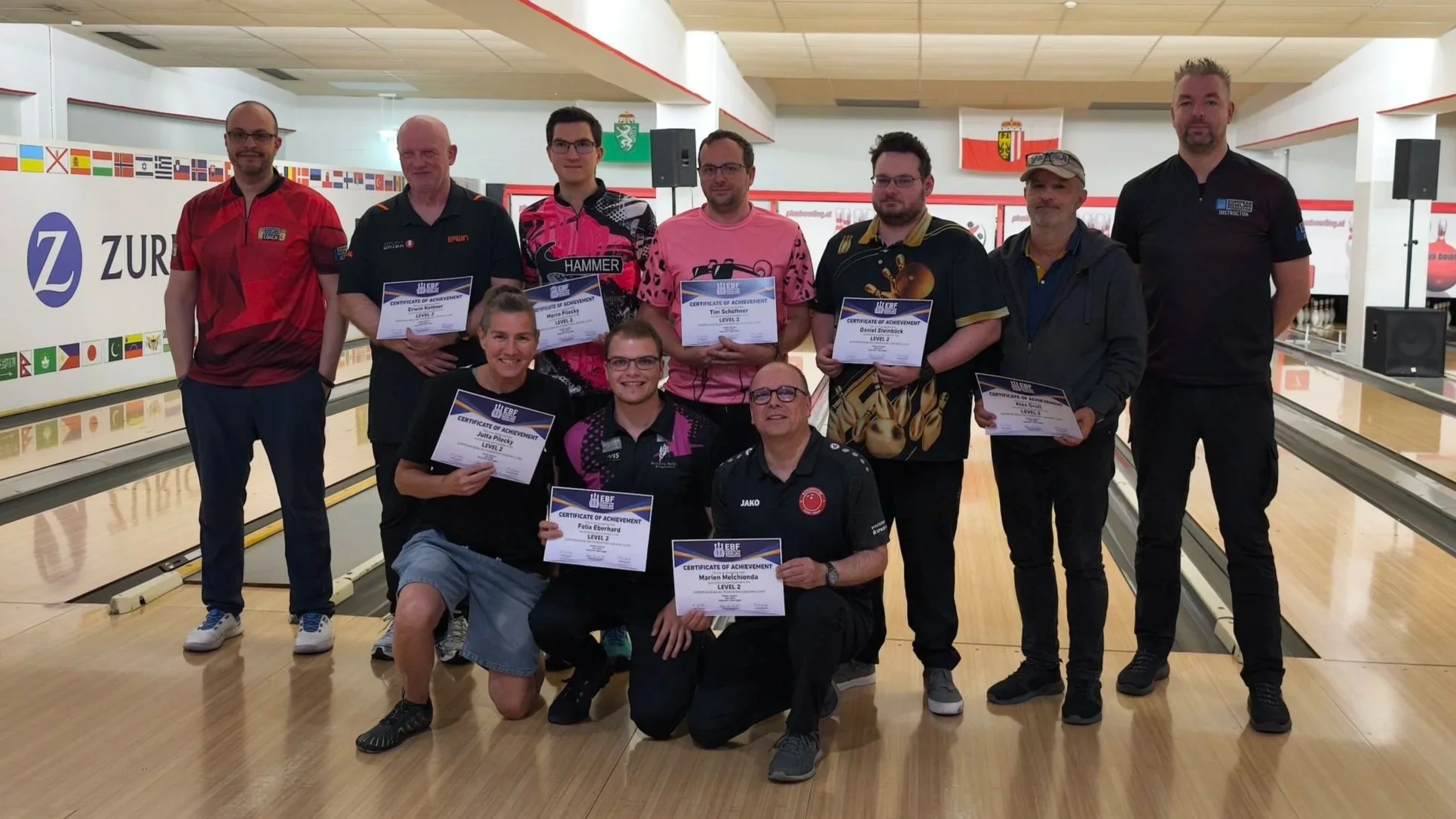 NEW EBF LEVEL II COACHES FROM AUSTRIA &amp; GERMANY 